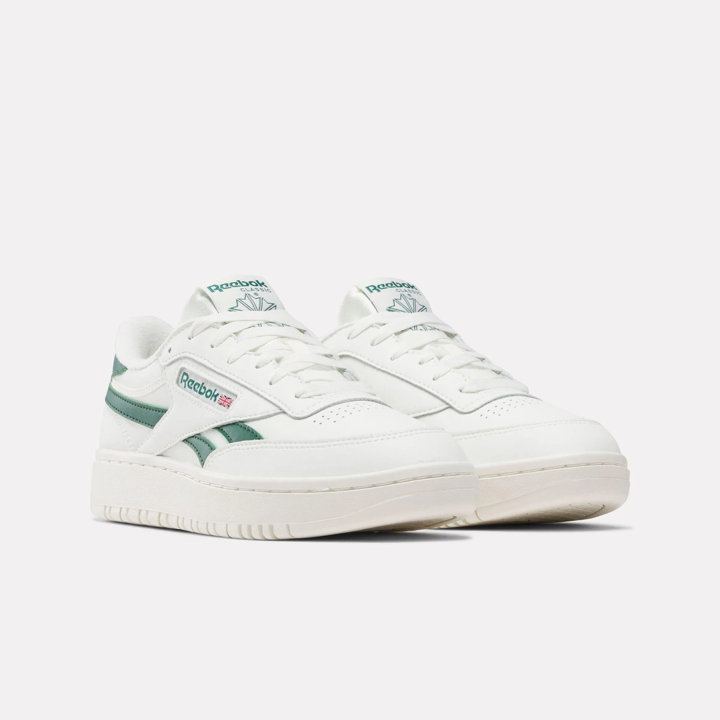 Reebok Footwear Women Club C Double Revenge Shoes CHALK/CHALK/DARKGREEN sold by Reebok product image thumbnail 2
