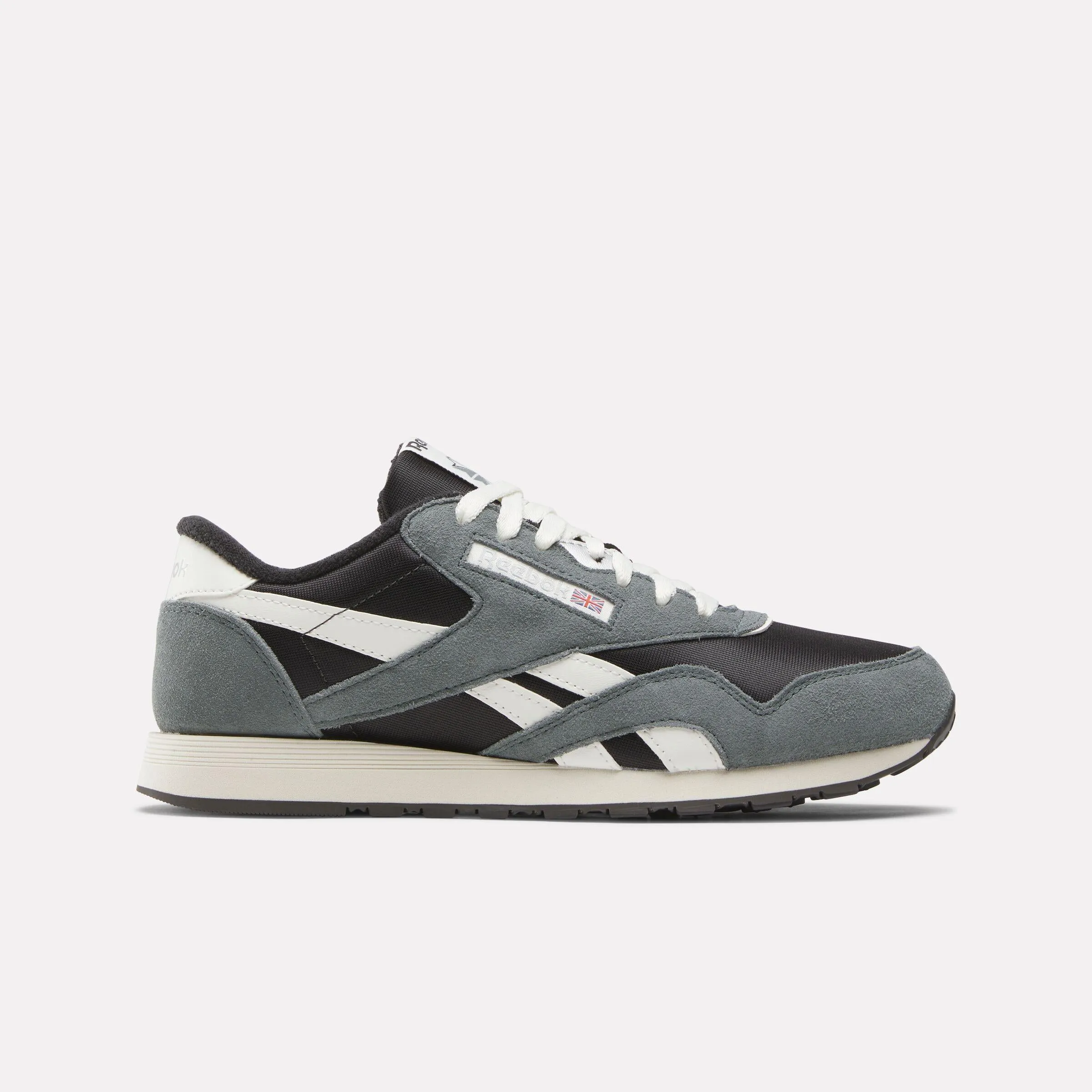 Reebok Footwear Men Classic Nylon Shoes WASHED BLACK/DARK FOG/CHALK sold by Reebok