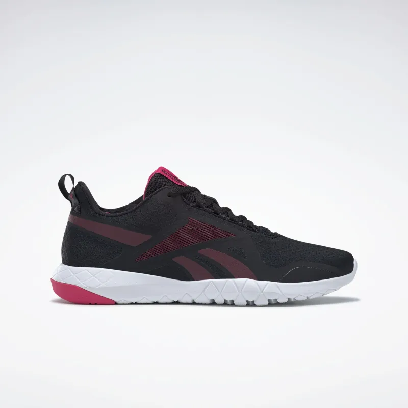 Reebok Footwear Women Flexagon Force 3 Wide Fit Training Shoes CBLACK/MAROON/PURPNK sold by Reebok