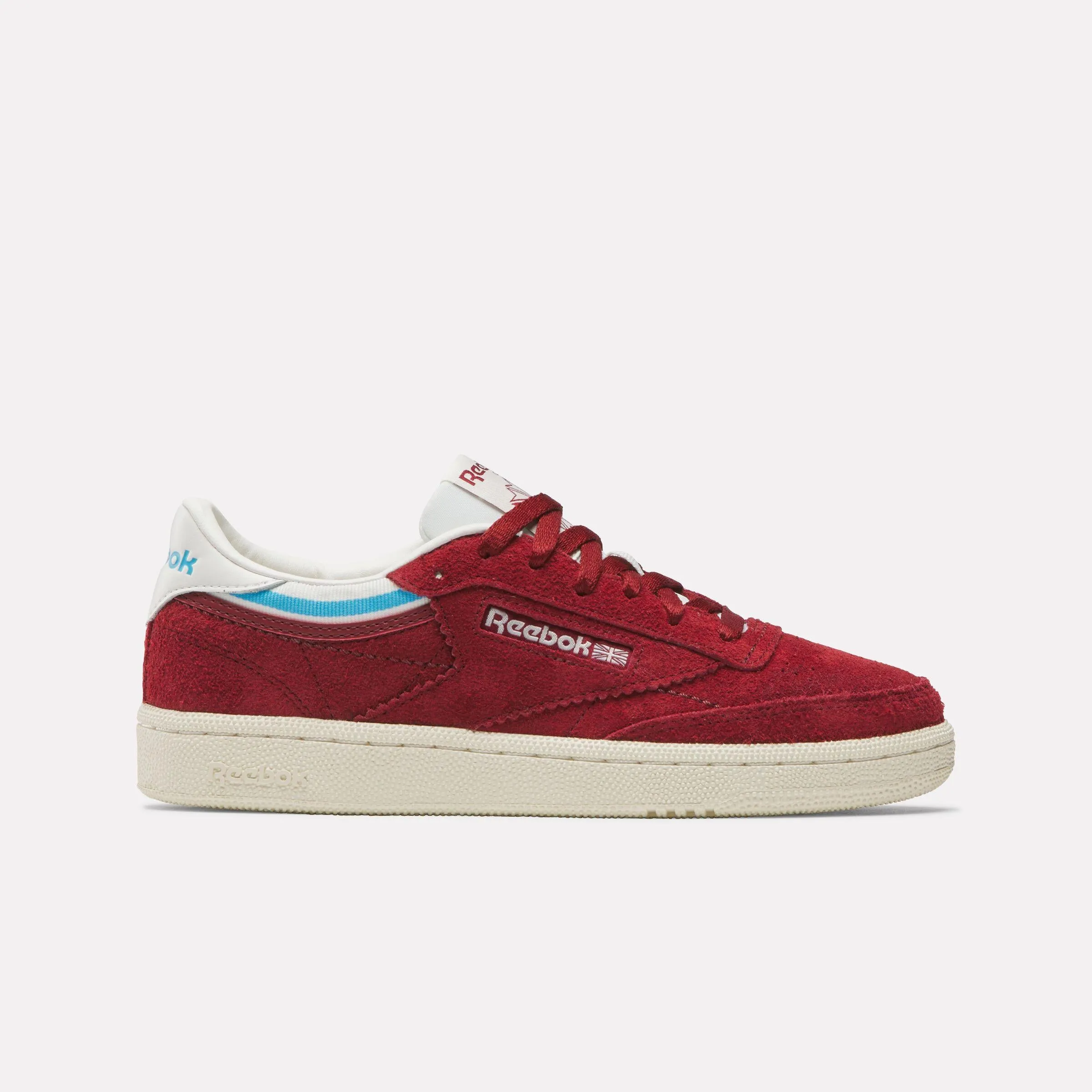Reebok Footwear Women Club C 85 Shoes RETRORED/CHALK/FUTURECYAN sold by Reebok