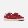 Reebok Footwear Women Club C 85 Shoes RETRORED/CHALK/FUTURECYAN sold by Reebok