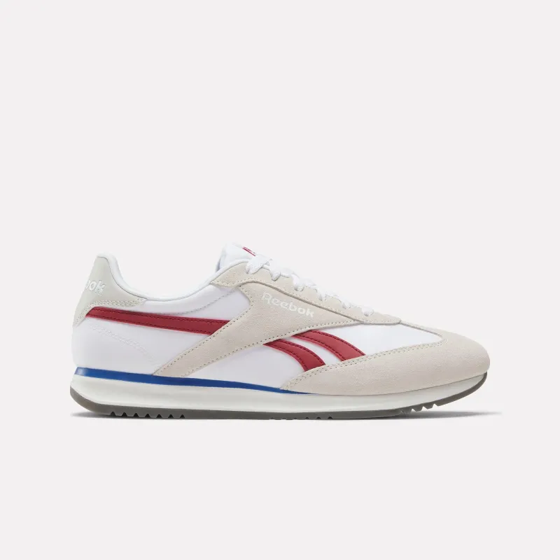 Reebok Footwear Men World 70 Shoes WHITE/RED/BLUE made by Reebok