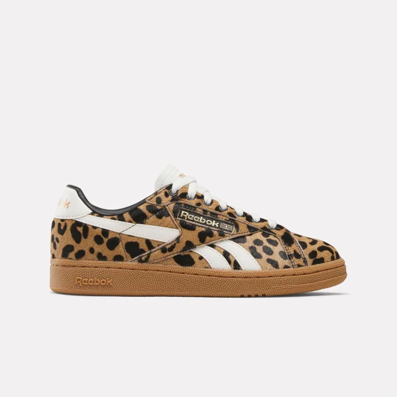 Reebok Footwear Women Club C Grounds UK Shoes CHEETAH/CHEETAH/CHALK sold by Reebok