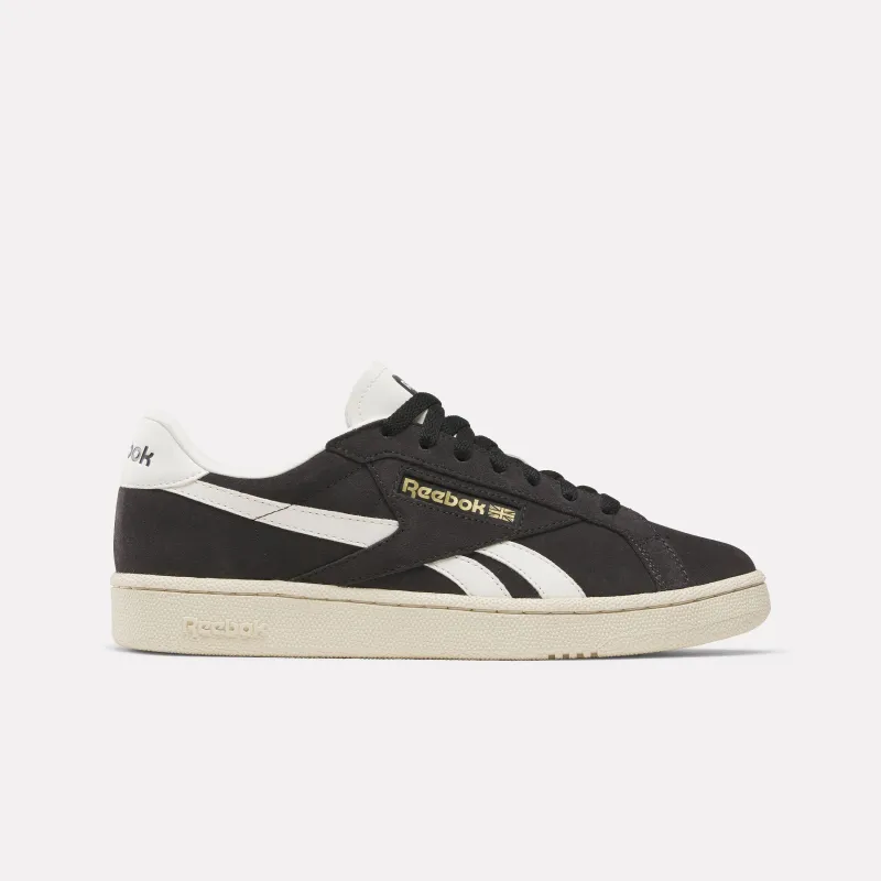 Reebok Footwear Men Club C Grounds UK Shoes WASHEDBLACK/PAPERWHITE/CHALK sold by Reebok
