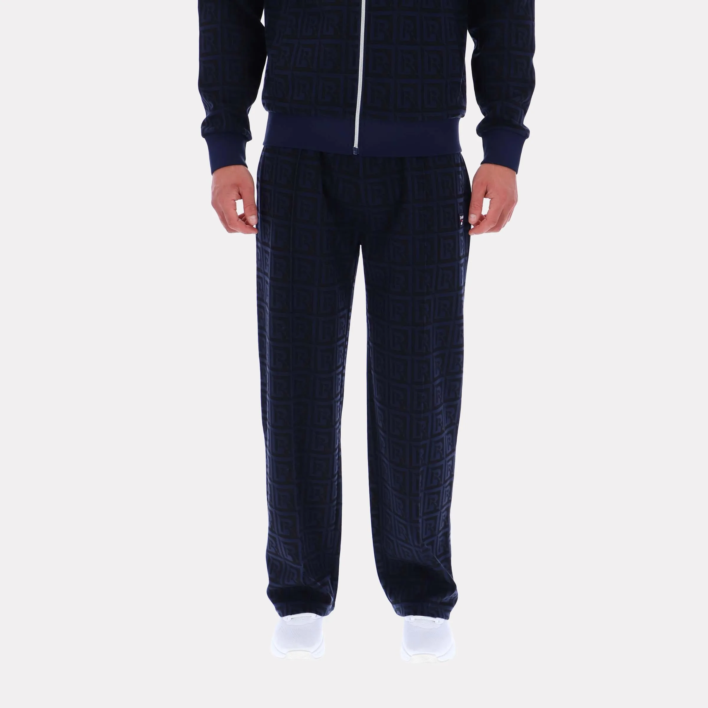 Reebok Apparel Men Reebok Monogram Track Joggers VECTOR NAVY sold by Reebok