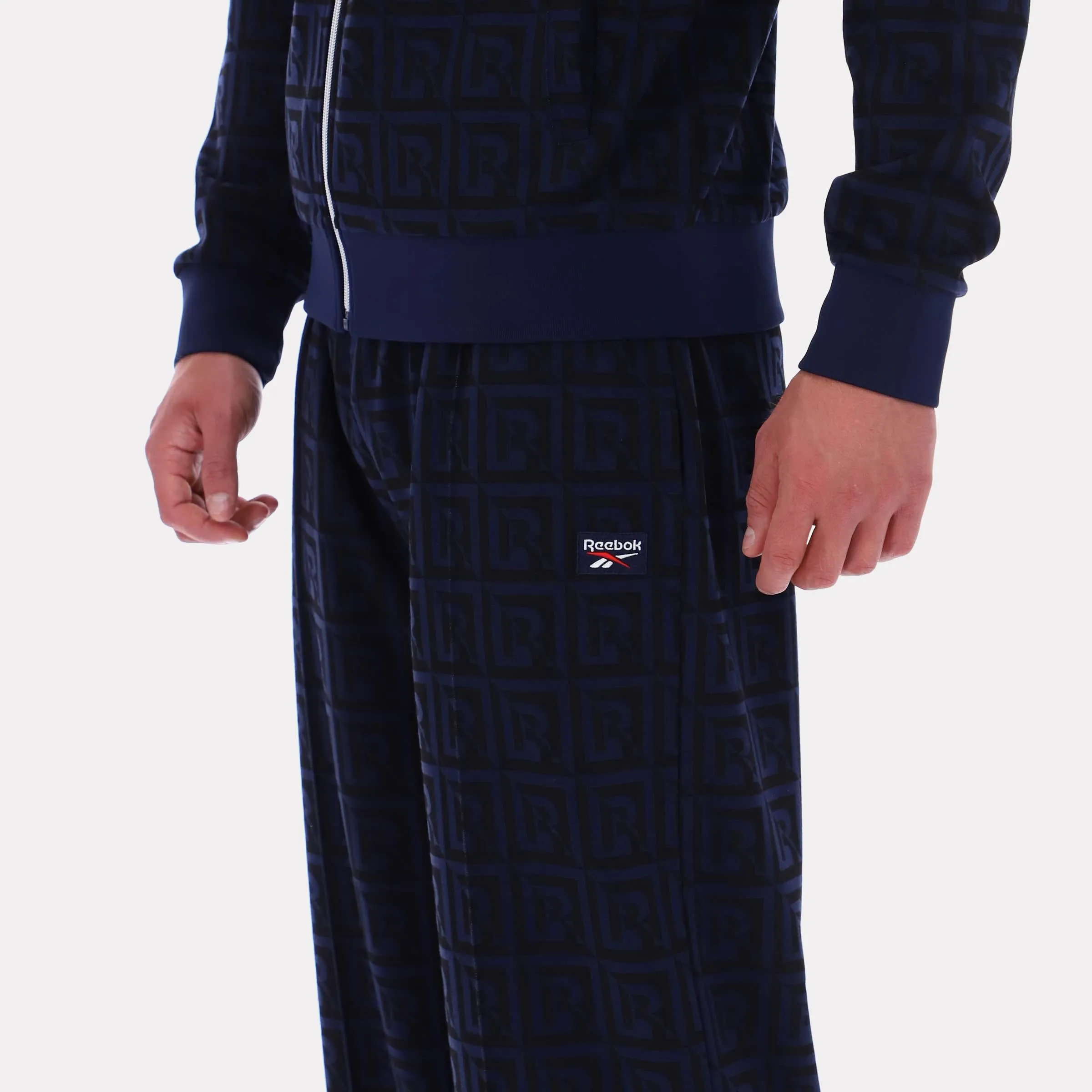 Reebok Apparel Men Reebok Monogram Track Joggers VECTOR NAVY sold by Reebok product image thumbnail 3
