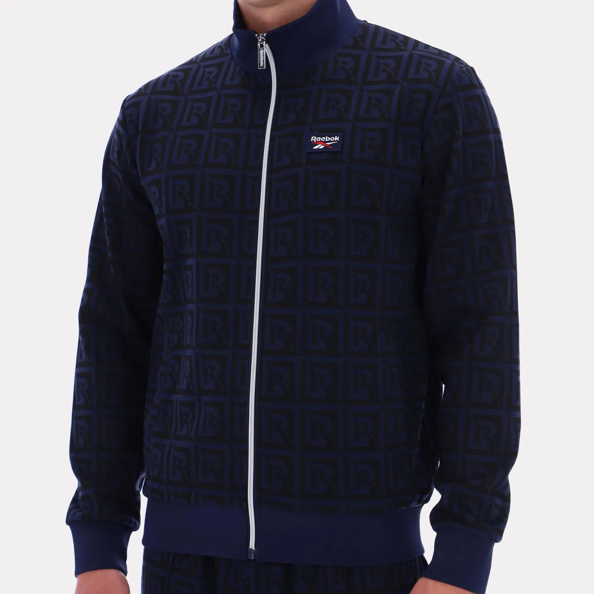 Reebok Apparel Men Reebok Monogram Track Jacket VECTOR NAVY sold by Reebok product image thumbnail 4