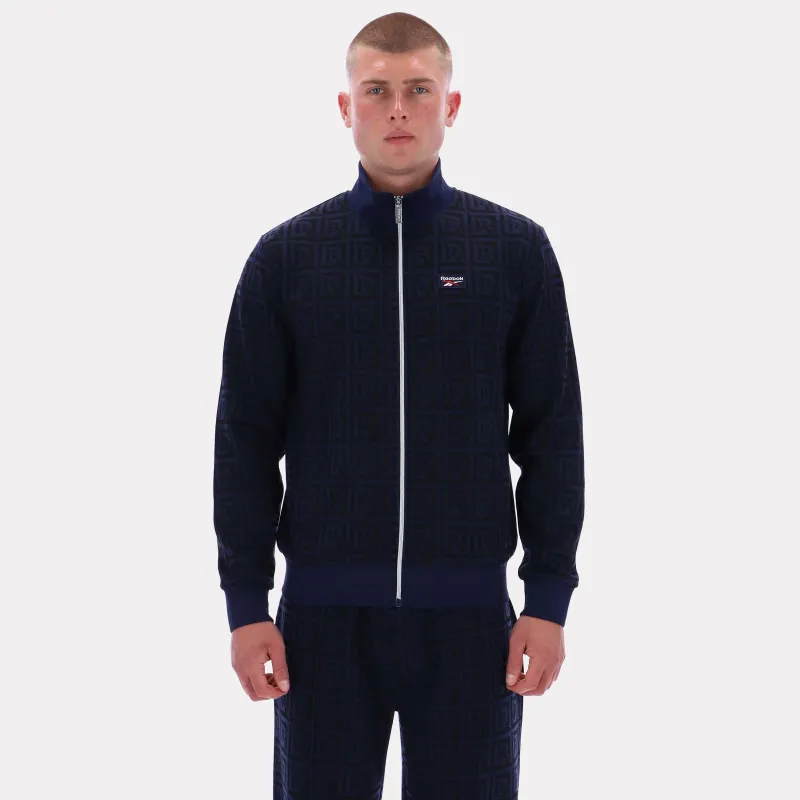 Reebok Apparel Men Reebok Monogram Track Jacket VECTOR NAVY made by Reebok