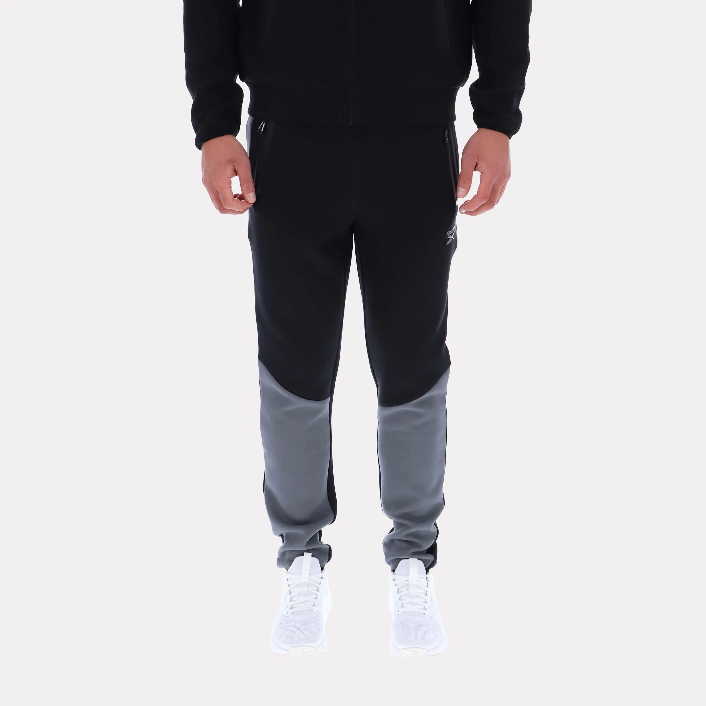 Reebok Apparel Men Studio Structure Joggers BLACK/GREY 5 sold by Reebok
