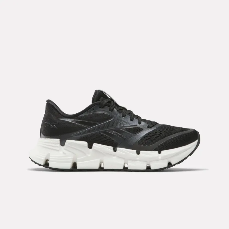 Reebok Footwear Women FloatZig 2 Running Shoes BLACK/WHITE sold by Reebok