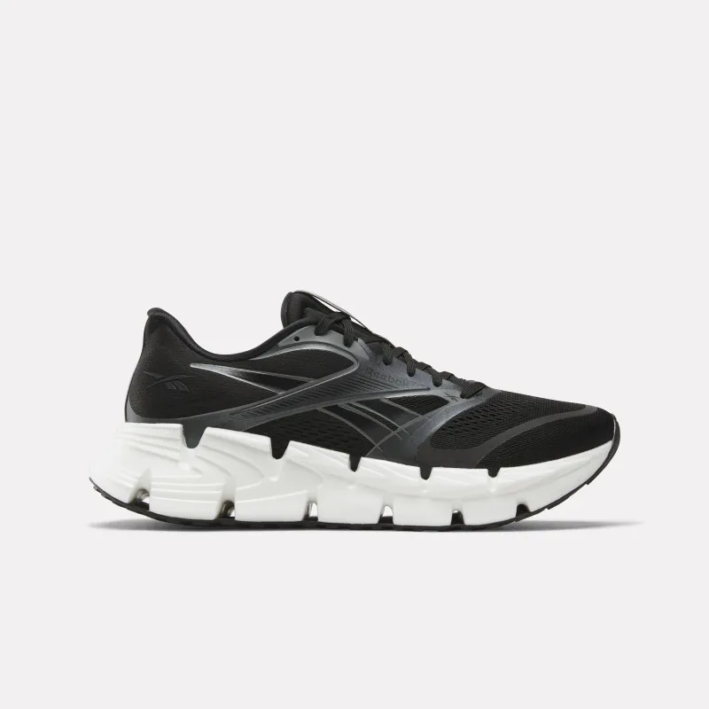 Reebok Footwear Men FloatZig 2 Running Shoes BLACK/WHITE sold by Reebok