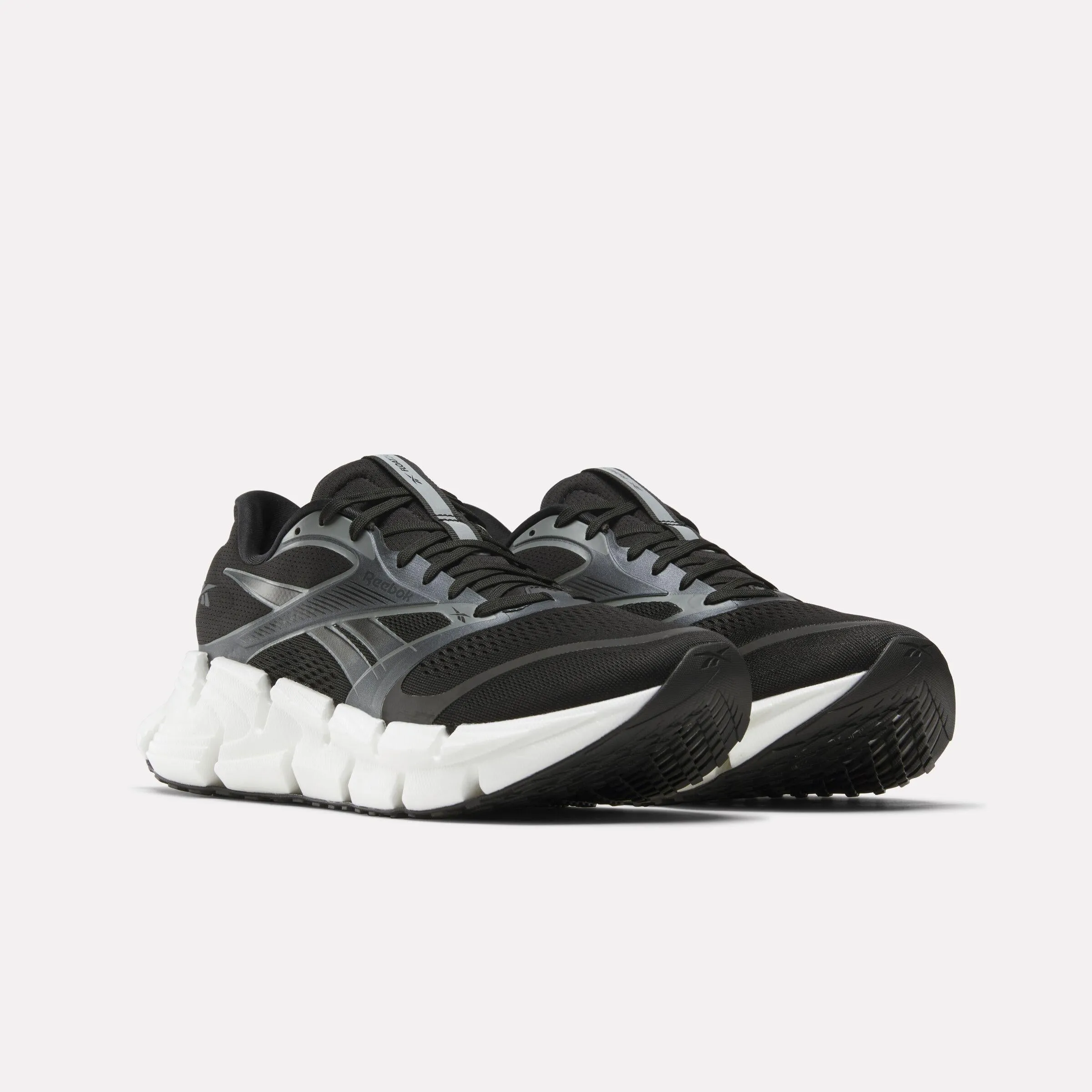 Reebok Footwear Men FloatZig 2 Running Shoes BLACK/WHITE sold by Reebok product image thumbnail 2