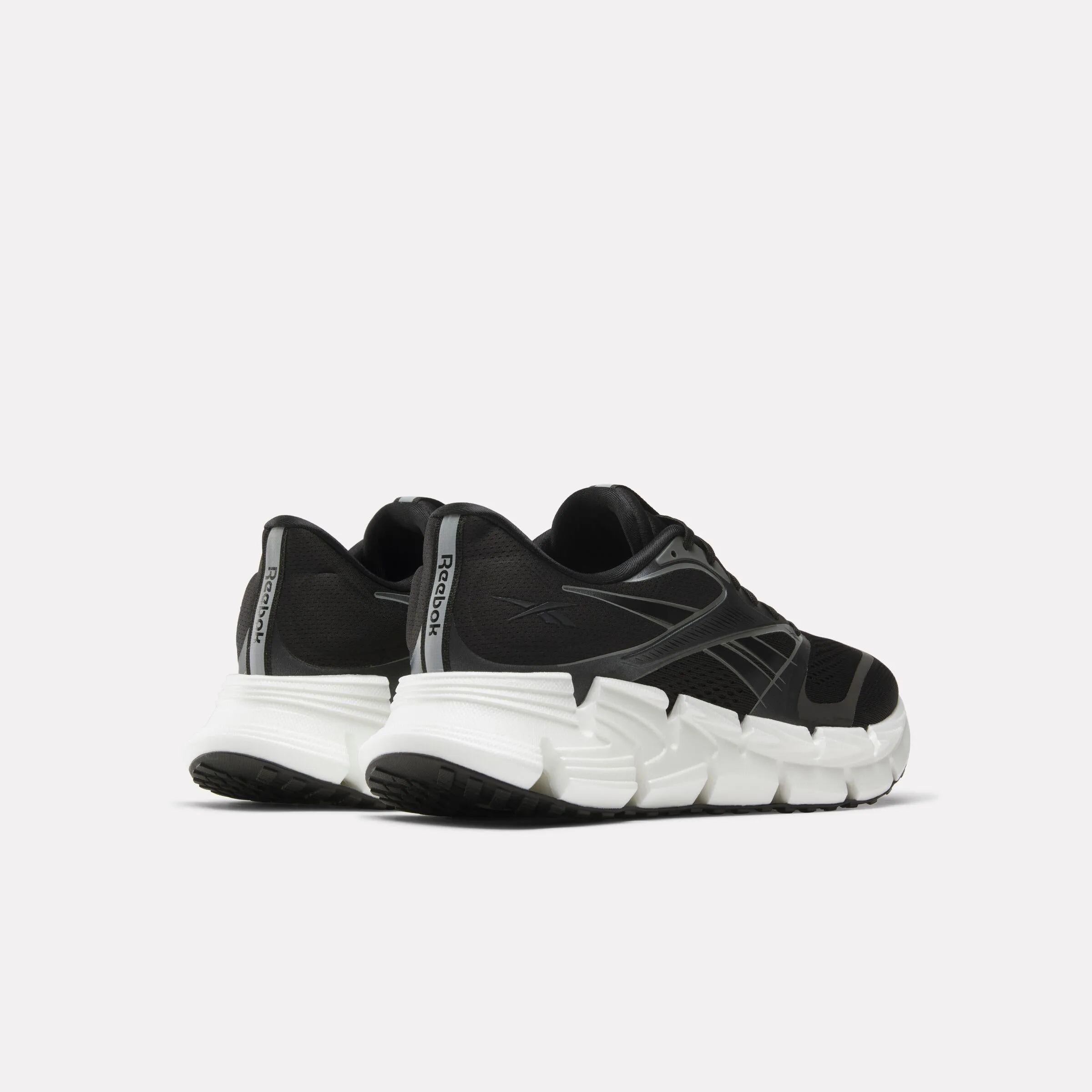 Reebok Footwear Men FloatZig 2 Running Shoes BLACK/WHITE sold by Reebok product image thumbnail 3