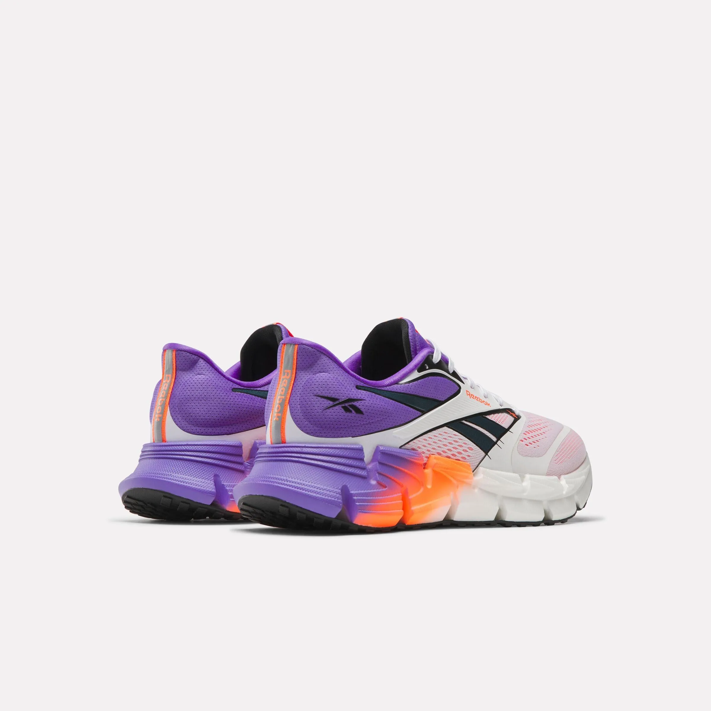 Reebok Footwear Men FloatZig 2 Running Shoes WHITE/ROYAL PURPLE/FLASH ORANG sold by Reebok product image thumbnail 3