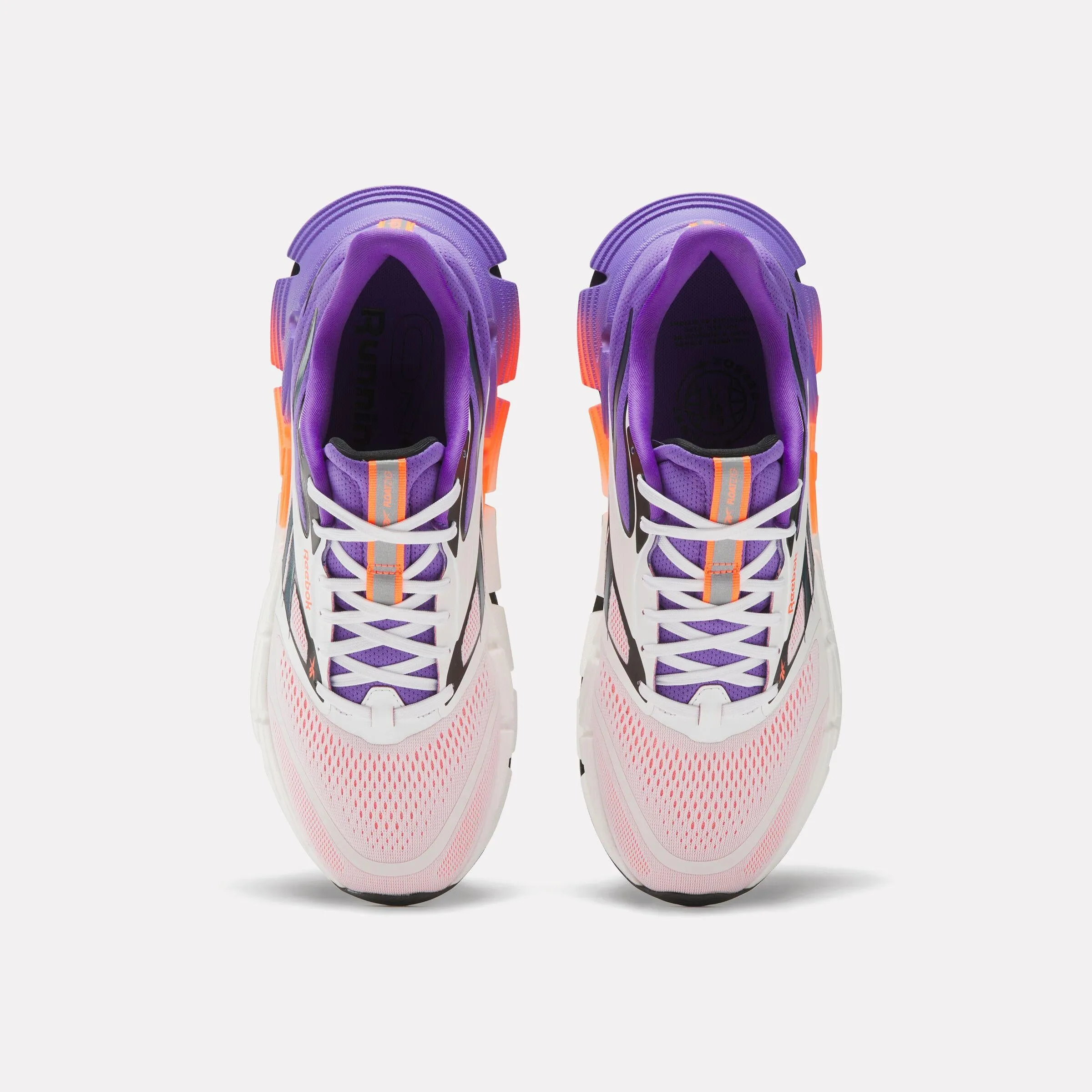 Reebok Footwear Men FloatZig 2 Running Shoes WHITE/ROYAL PURPLE/FLASH ORANG sold by Reebok product image thumbnail 5