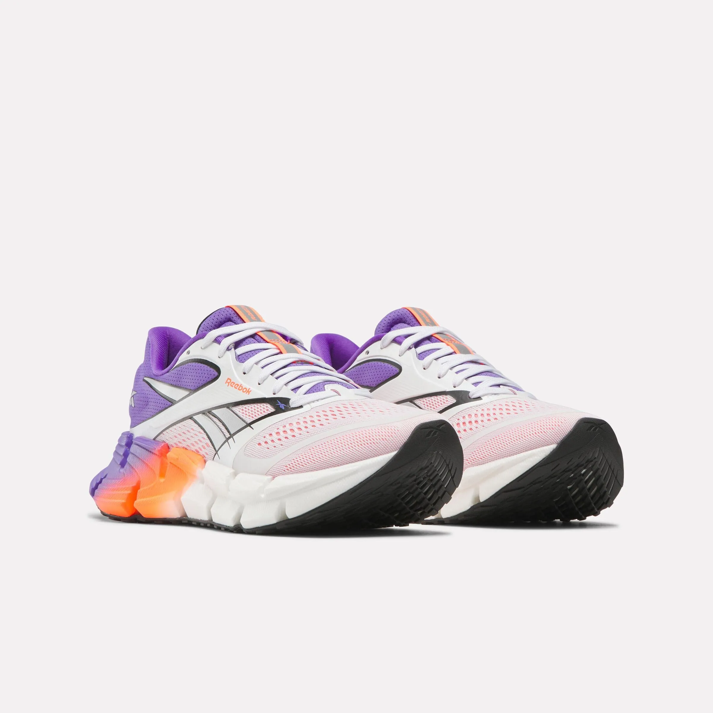 Reebok Footwear Women FloatZig 2 Running Shoes WHITE/ROYAL PURPLE/FLASH ORANG sold by Reebok product image thumbnail 2