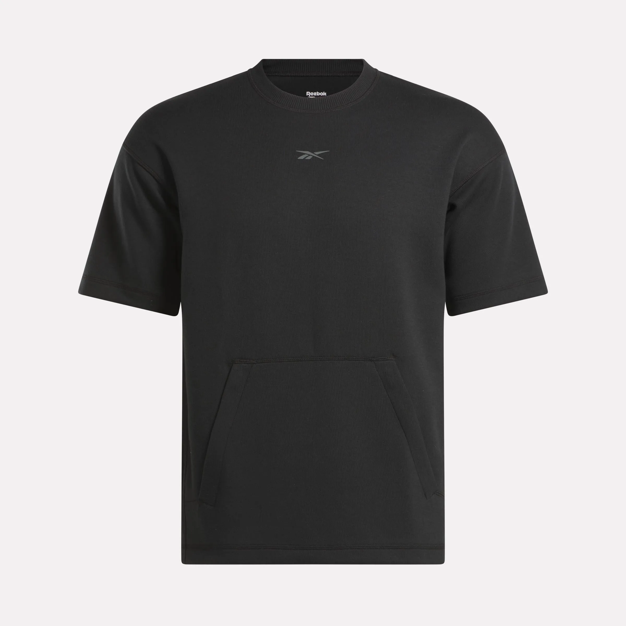 Reebok Apparel Men Athlete Crew Short Sleeve T-Shirt BLACK sold by Reebok
