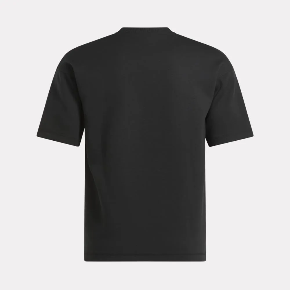 Reebok Apparel Men Athlete Crew Short Sleeve T-Shirt BLACK sold by Reebok product image thumbnail 2