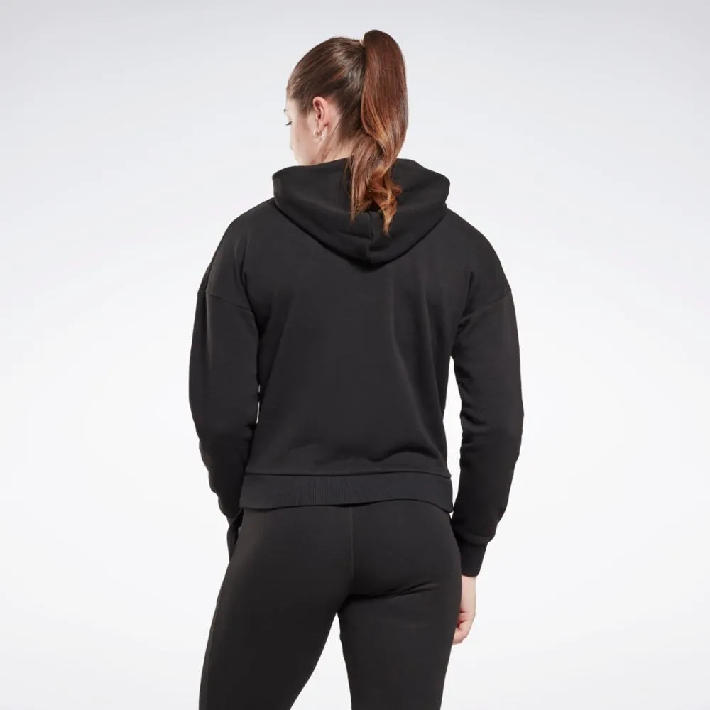 Reebok Apparel Women Reebok Identity Small Logo French Terry Hoodie BLACK sold by Reebok product image thumbnail 3