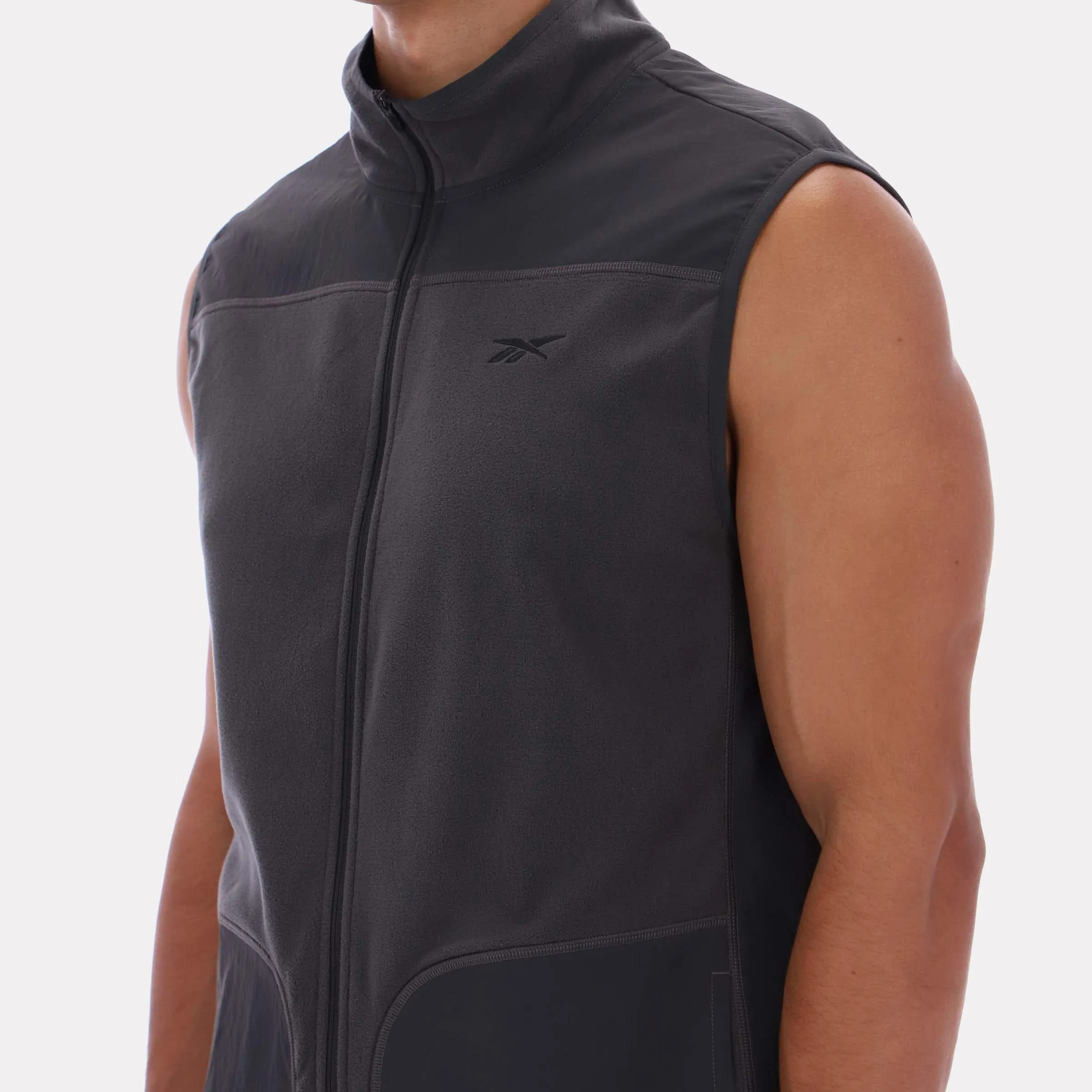 Reebok Apparel Men All-Trail Running Vest WASHED BLACK sold by Reebok product image thumbnail 4