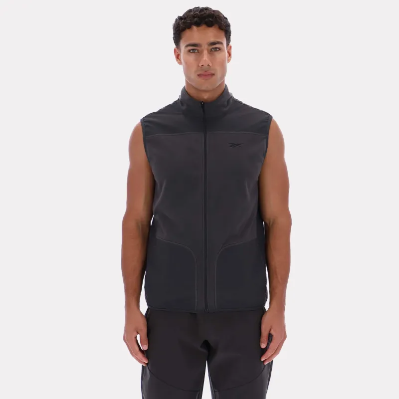 Reebok Apparel Men All-Trail Running Vest WASHED BLACK made by Reebok