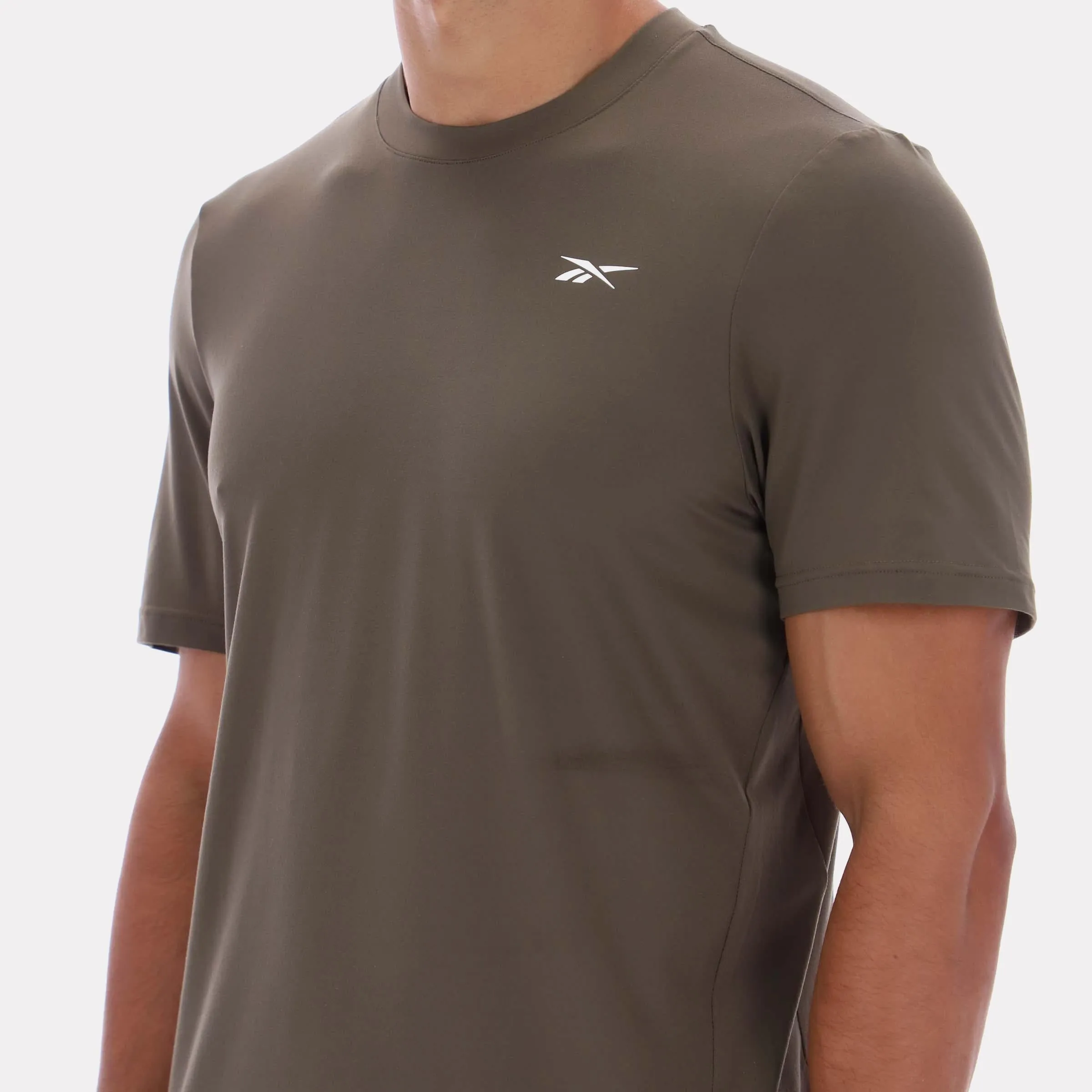 Reebok Apparel Men Core Move T-Shirt ARMY GREEN sold by Reebok product image thumbnail 4