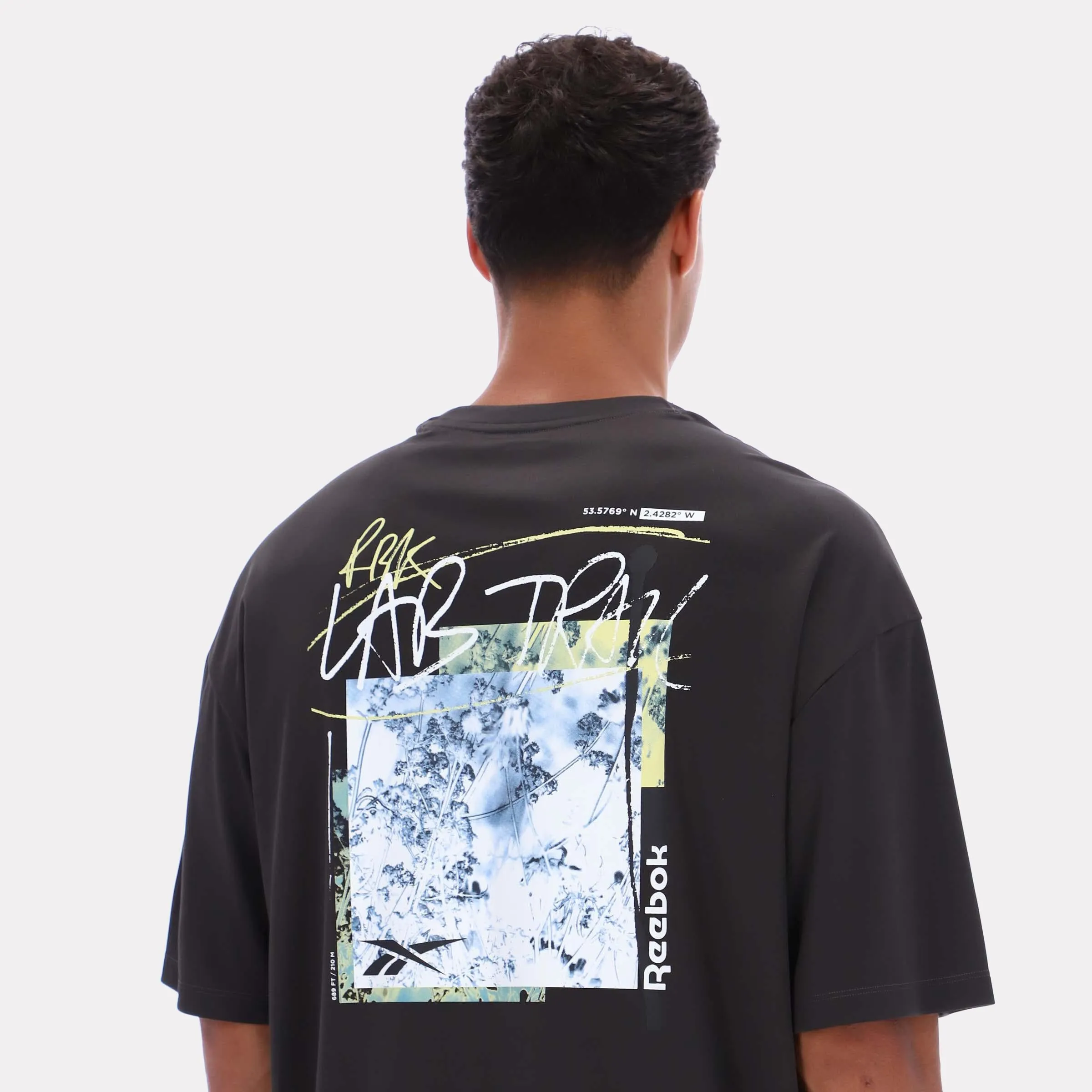 Reebok Apparel Men Reebok Terrain Graphic T-Shirt WASHED BLACK sold by Reebok product image thumbnail 2
