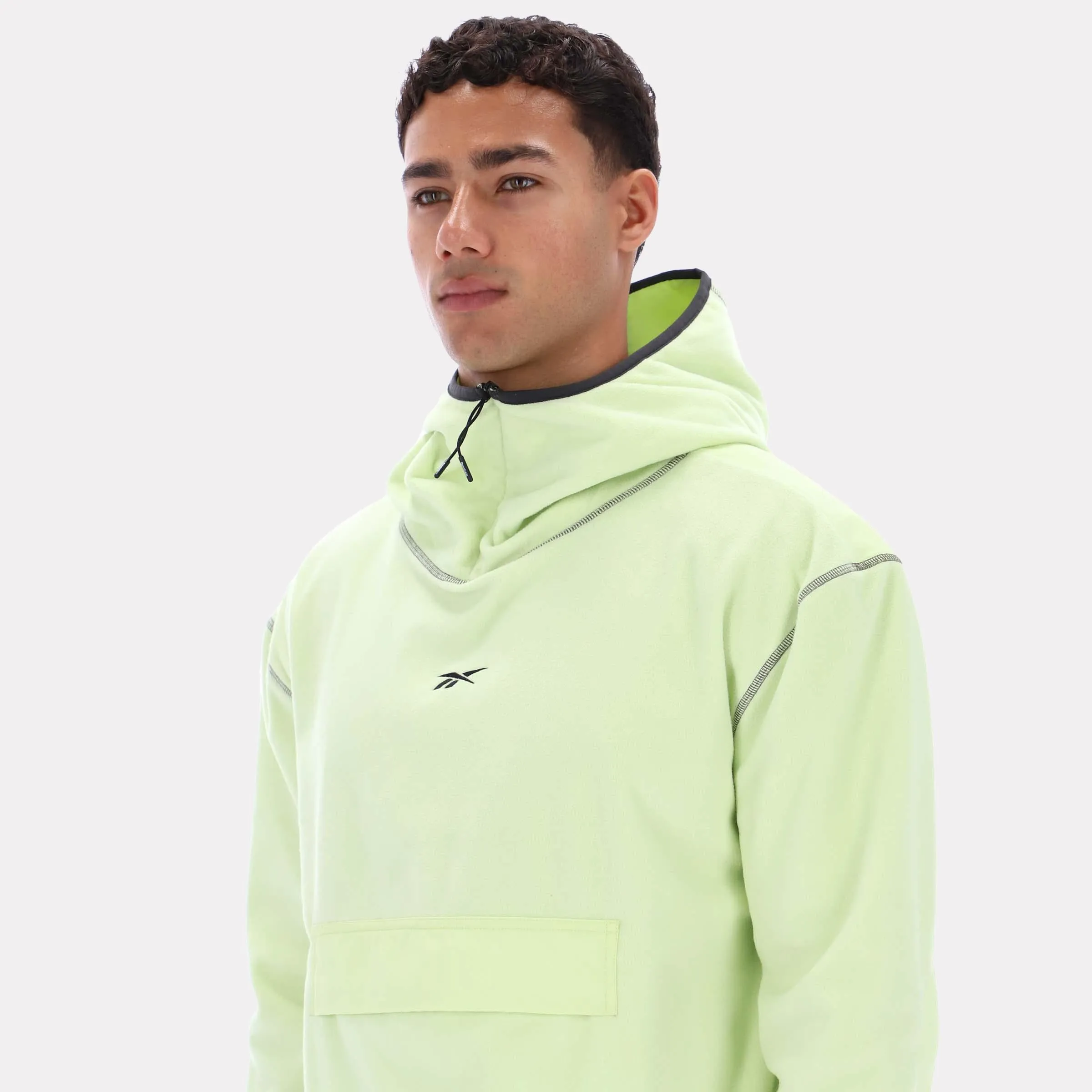 Reebok Apparel Men All-Trail Tech Hoodie ASTRO LIME sold by Reebok product image thumbnail 3