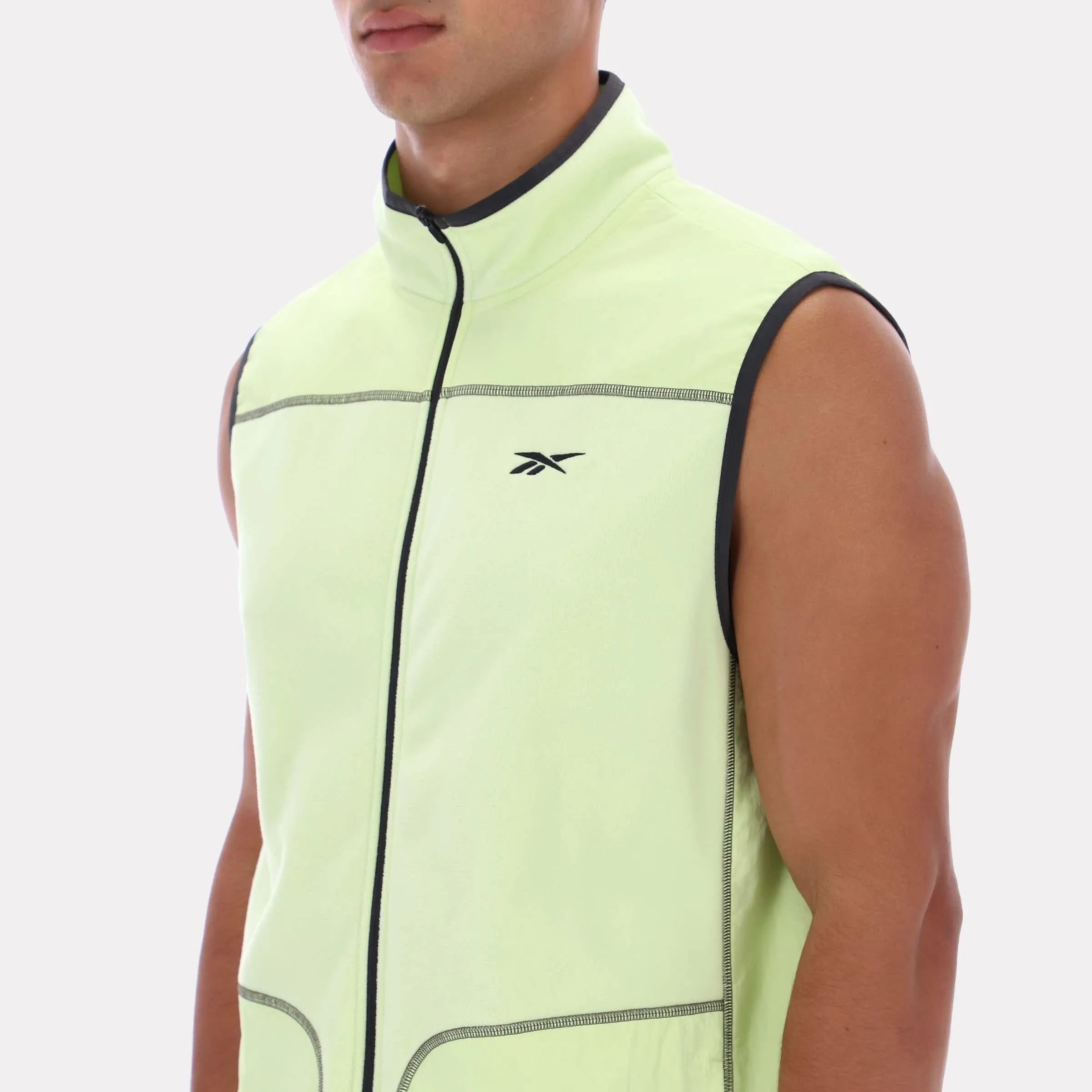 Reebok Apparel Men All-Trail Running Vest ASTRO LIME sold by Reebok product image thumbnail 4