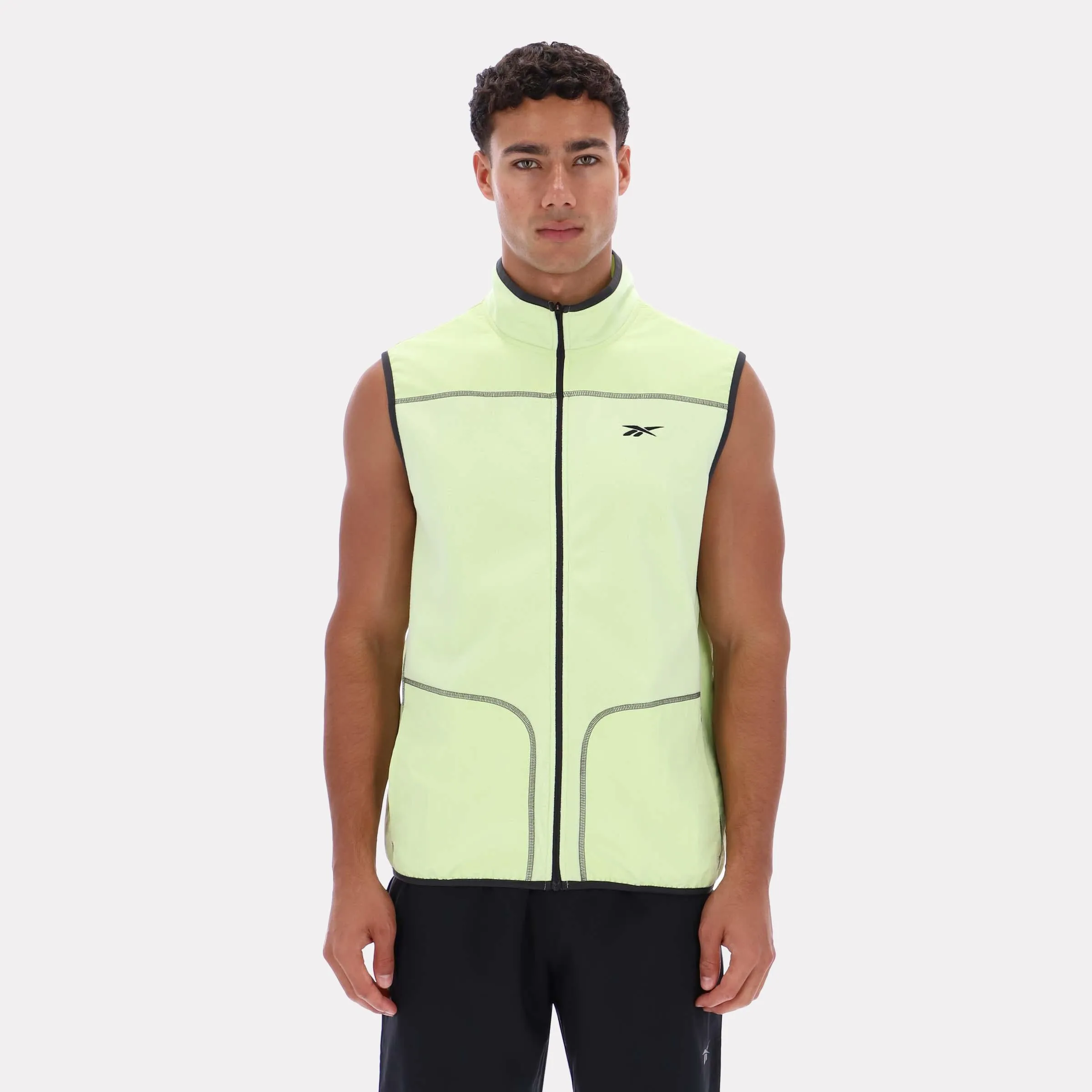 Reebok Apparel Men All-Trail Running Vest ASTRO LIME sold by Reebok