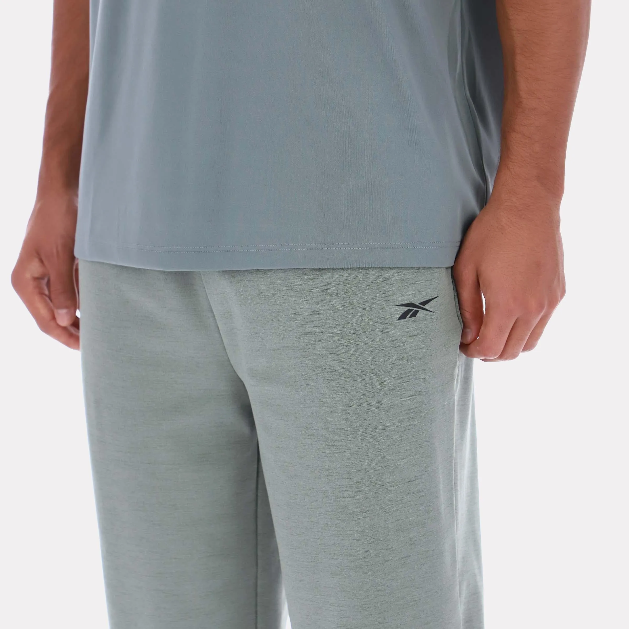 Reebok Apparel Men Everyday Yoga Pants GRIT GREEN MARL sold by Reebok product image thumbnail 4