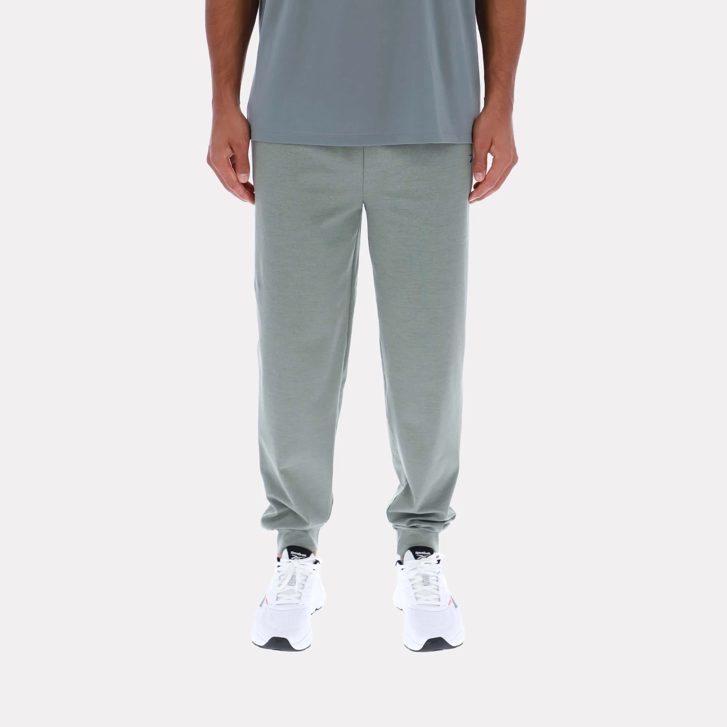 Reebok Apparel Men Everyday Yoga Pants GRIT GREEN MARL sold by Reebok