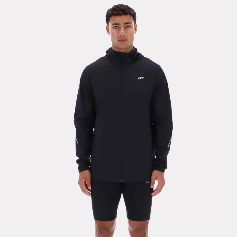 Reebok Apparel Men Velocity Ripstop Running Jacket BLACK sold by Reebok