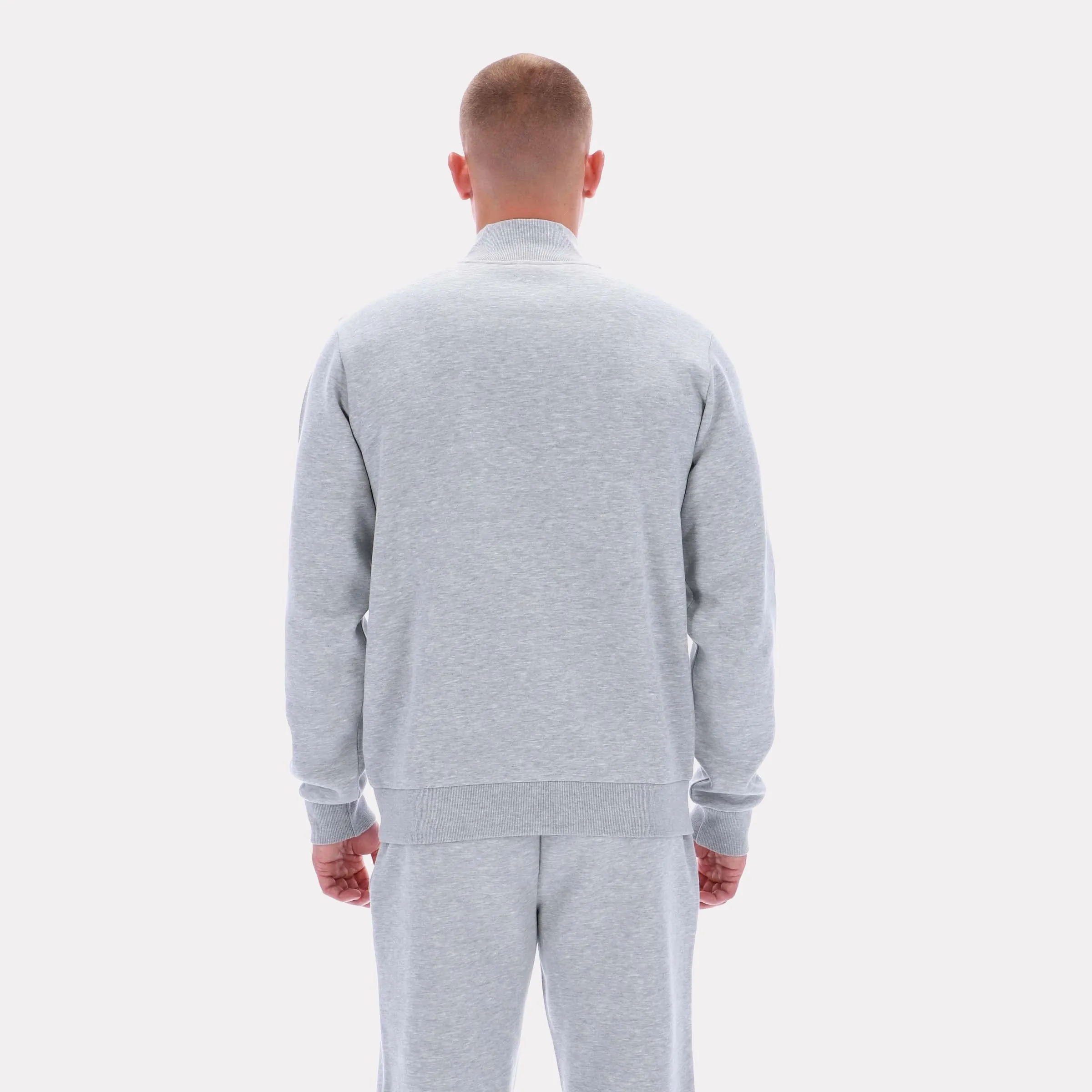 Reebok Apparel Men Reebok Quarter-Zip Sweatshirt LIGHT GREY MARL sold by Reebok product image thumbnail 2