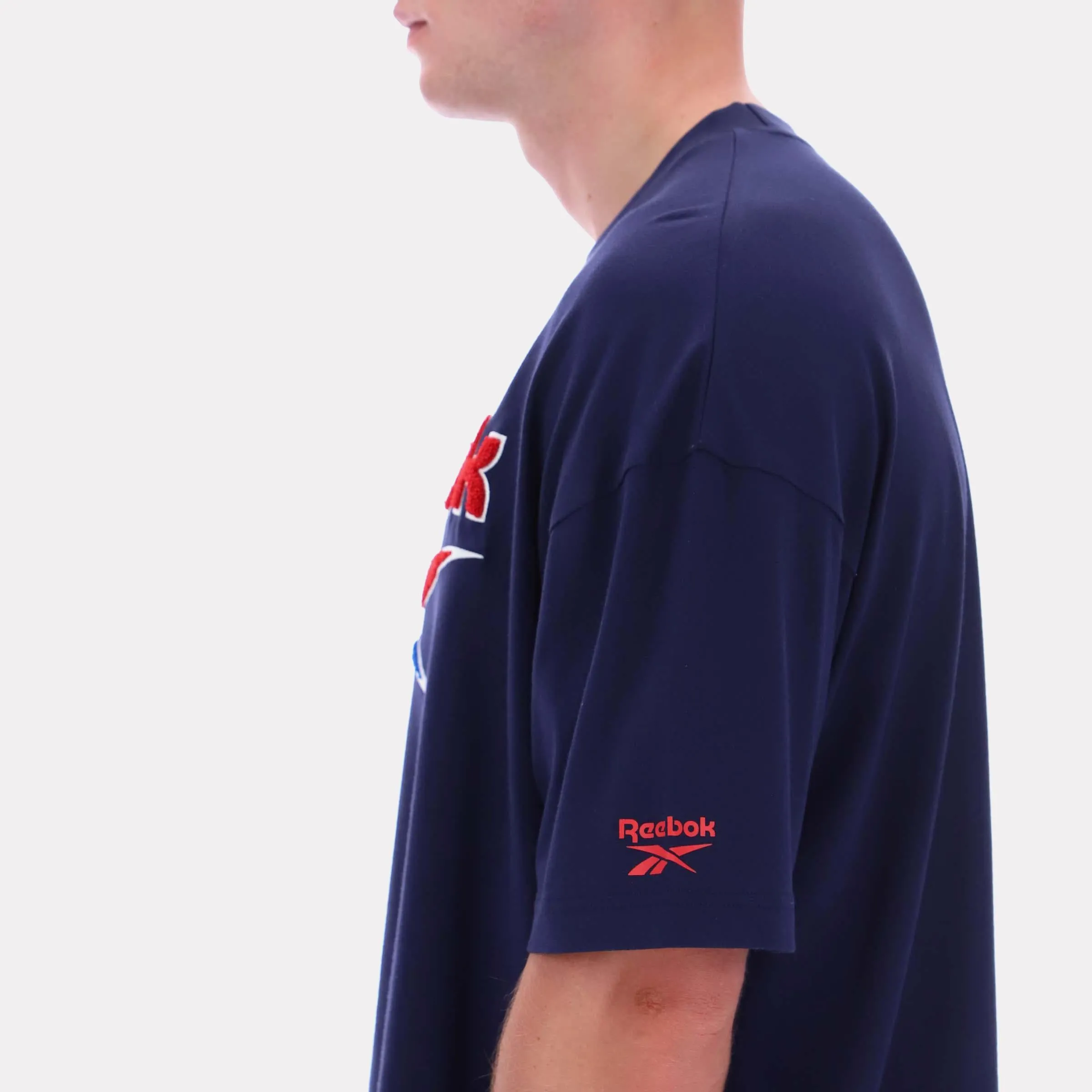 Reebok Apparel Men Reebok Varsity Graphic T-Shirt VECTOR NAVY sold by Reebok product image thumbnail 4