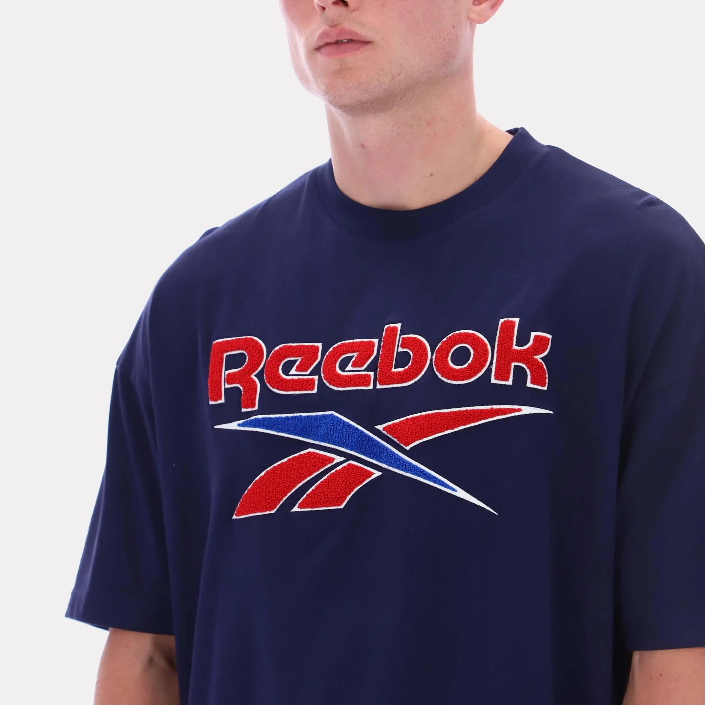 Reebok Apparel Men Reebok Varsity Graphic T-Shirt VECTOR NAVY sold by Reebok product image thumbnail 3
