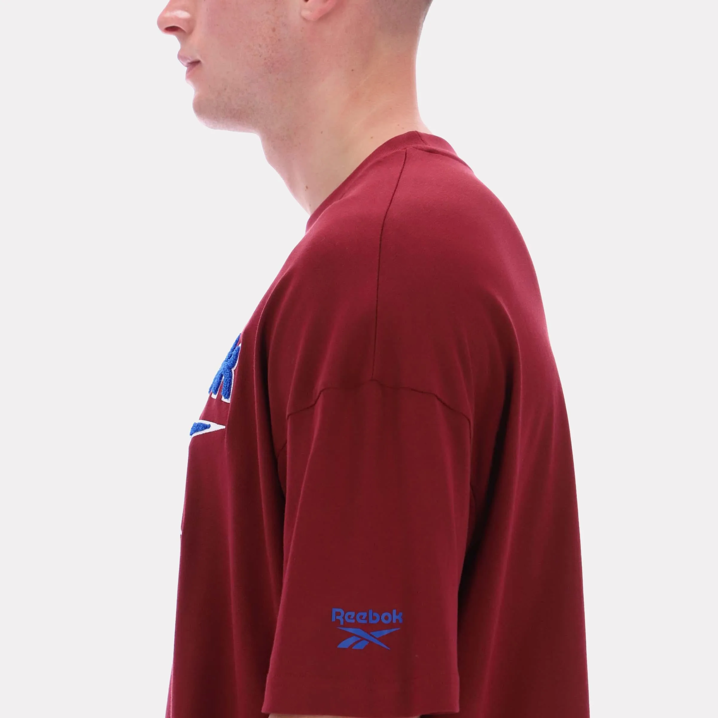 Reebok Apparel Men Reebok Varsity Graphic T-Shirt CLASSIC BURGUNDY sold by Reebok product image thumbnail 4