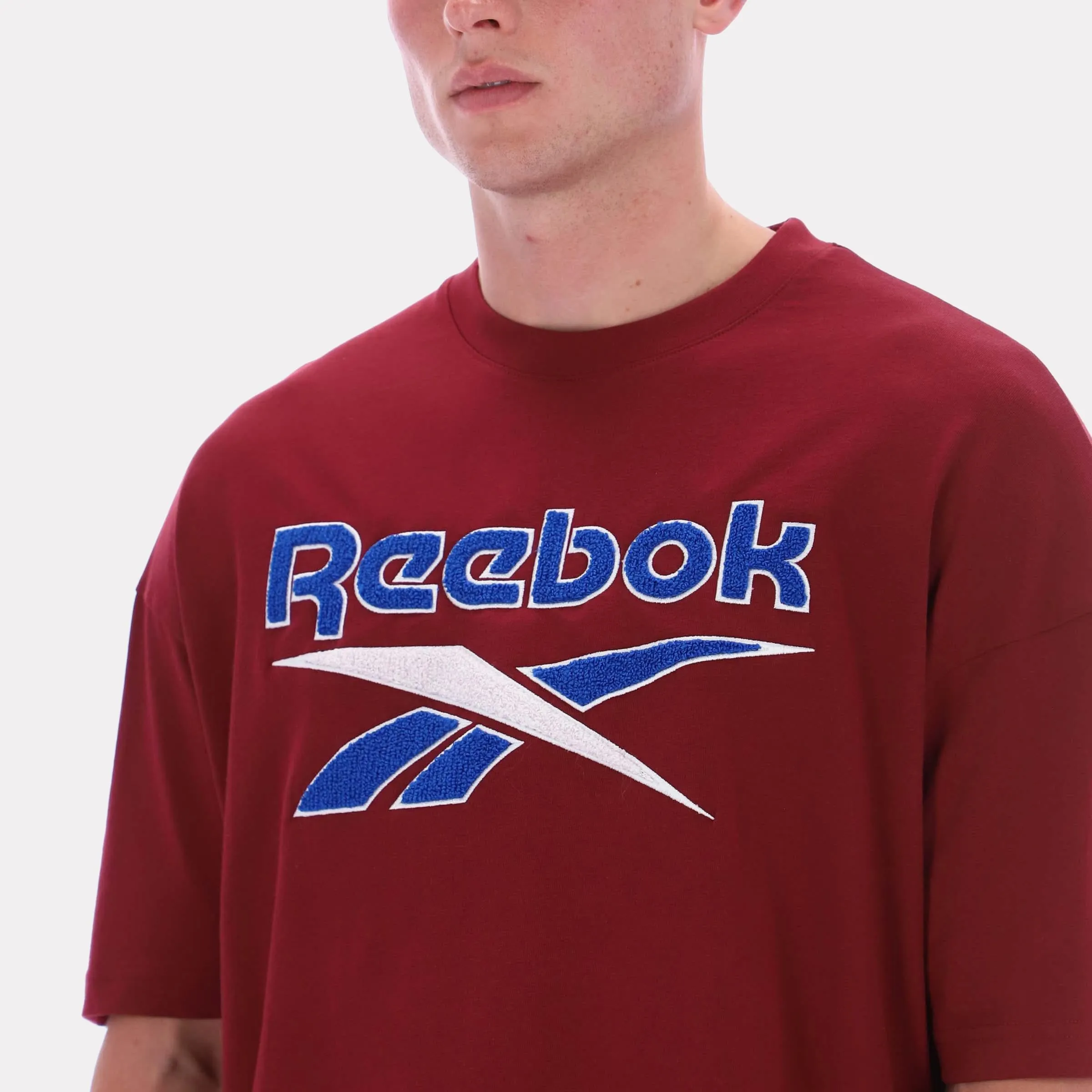 Reebok Apparel Men Reebok Varsity Graphic T-Shirt CLASSIC BURGUNDY sold by Reebok product image thumbnail 3