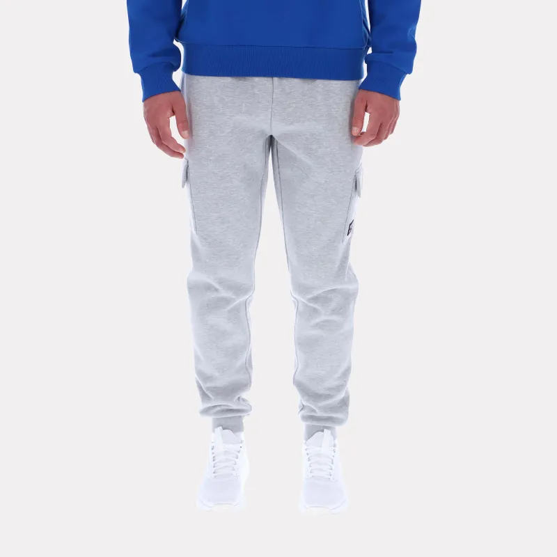 Reebok Apparel Men Reebok Cargo Pocket Cuffed Pants LIGHT GREY MARL sold by Reebok