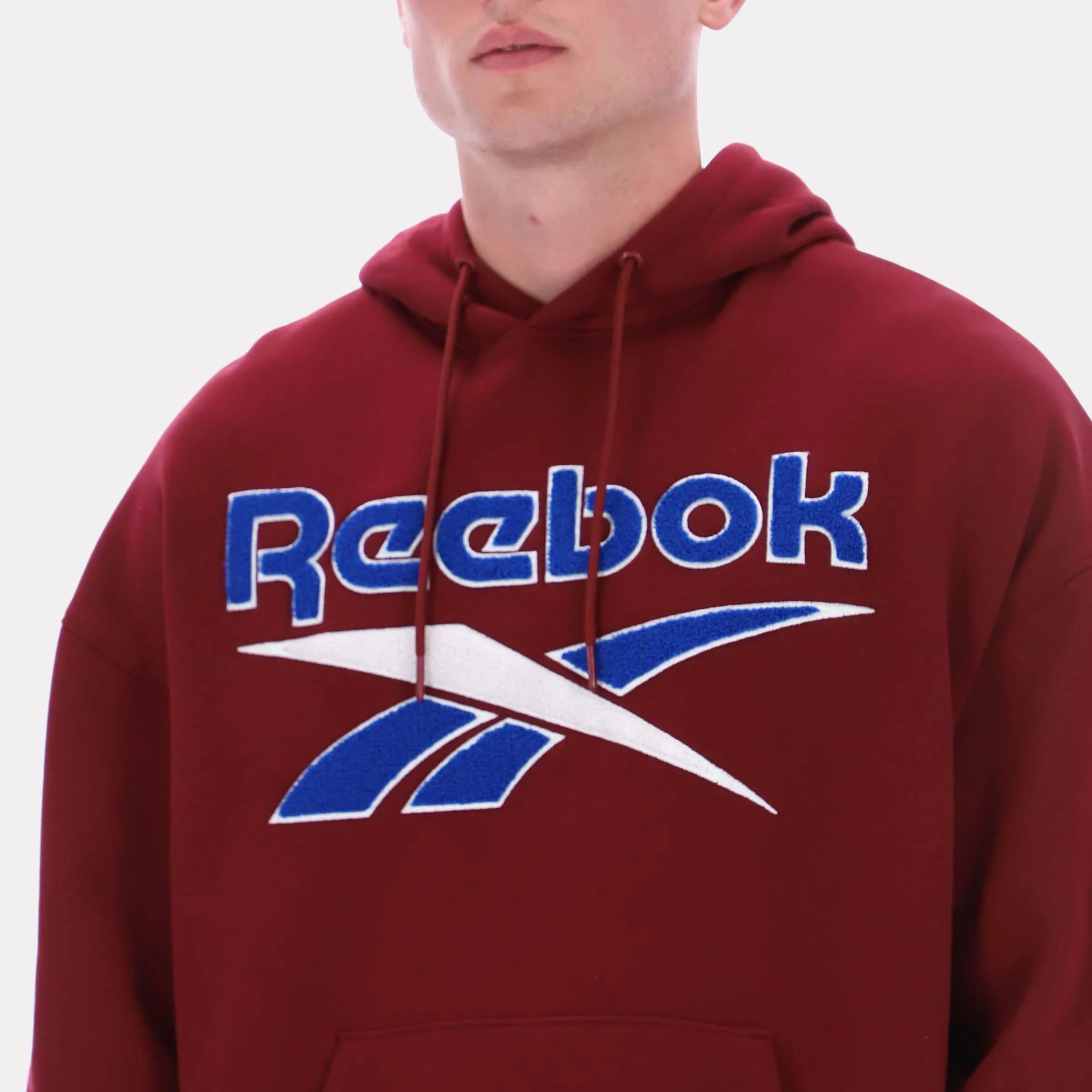 Reebok Apparel Men Reebok Varsity Graphic Hoodie CLASSIC BURGUNDY sold by Reebok product image thumbnail 3
