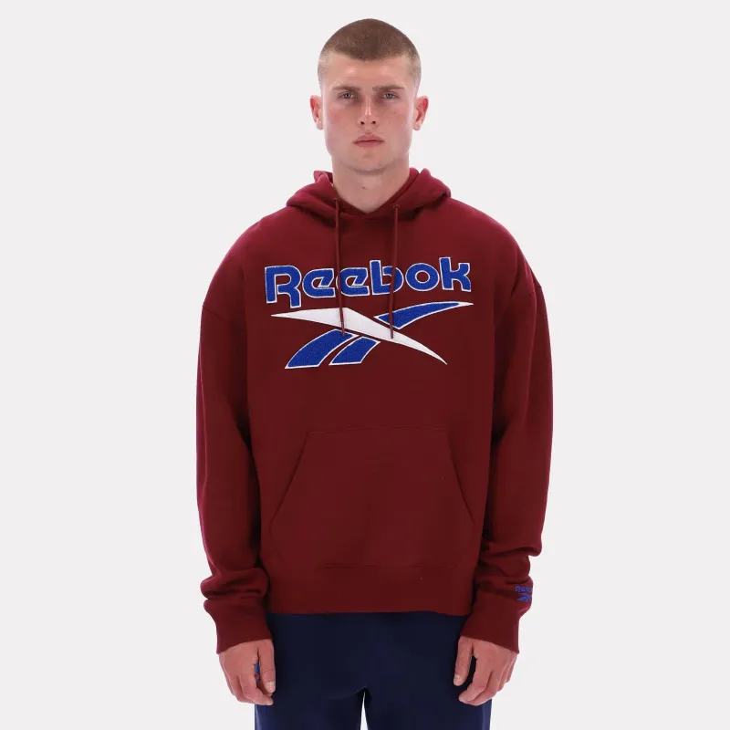 Reebok Apparel Men Reebok Varsity Graphic Hoodie CLASSIC BURGUNDY sold by Reebok