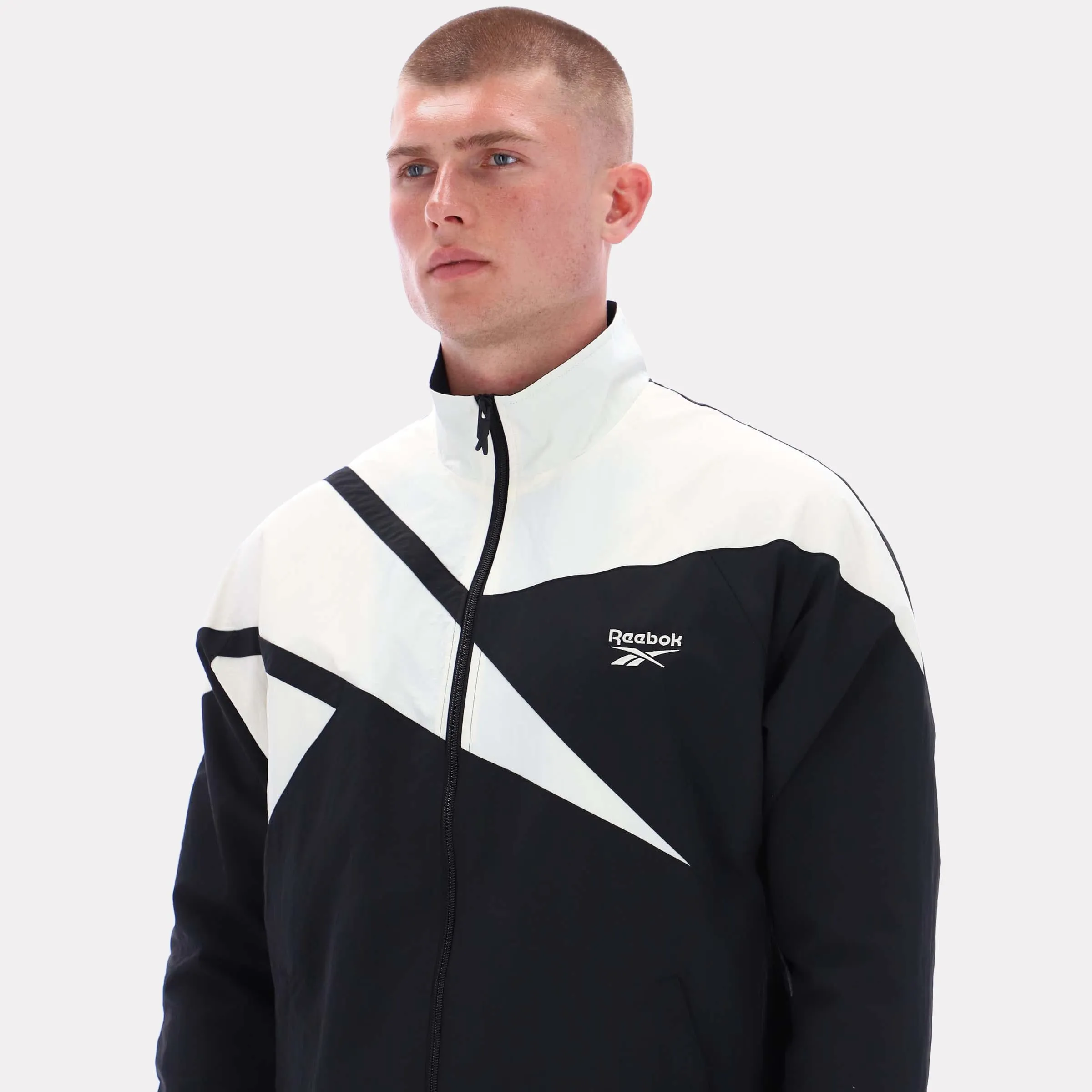 Reebok Apparel Men Classics Vector Track Jacket BLACK/CLASSIC WHITE sold by Reebok product image thumbnail 3