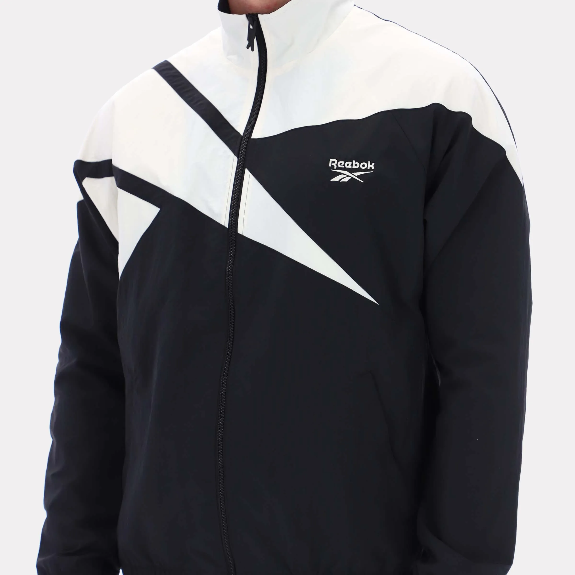 Reebok Apparel Men Classics Vector Track Jacket BLACK/CLASSIC WHITE sold by Reebok product image thumbnail 4