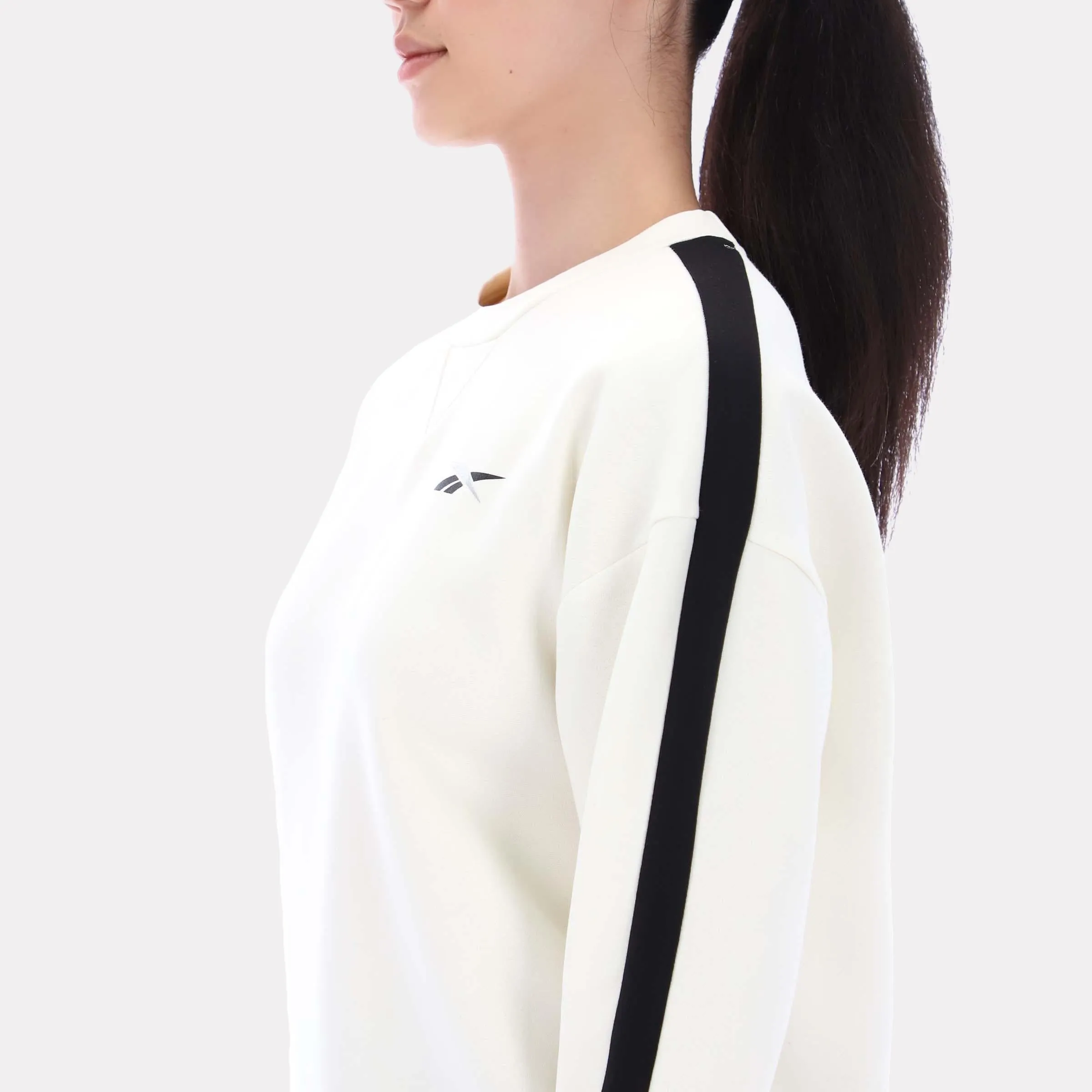 Reebok Apparel Women Core Crewneck Sweater CHALK sold by Reebok product image thumbnail 4