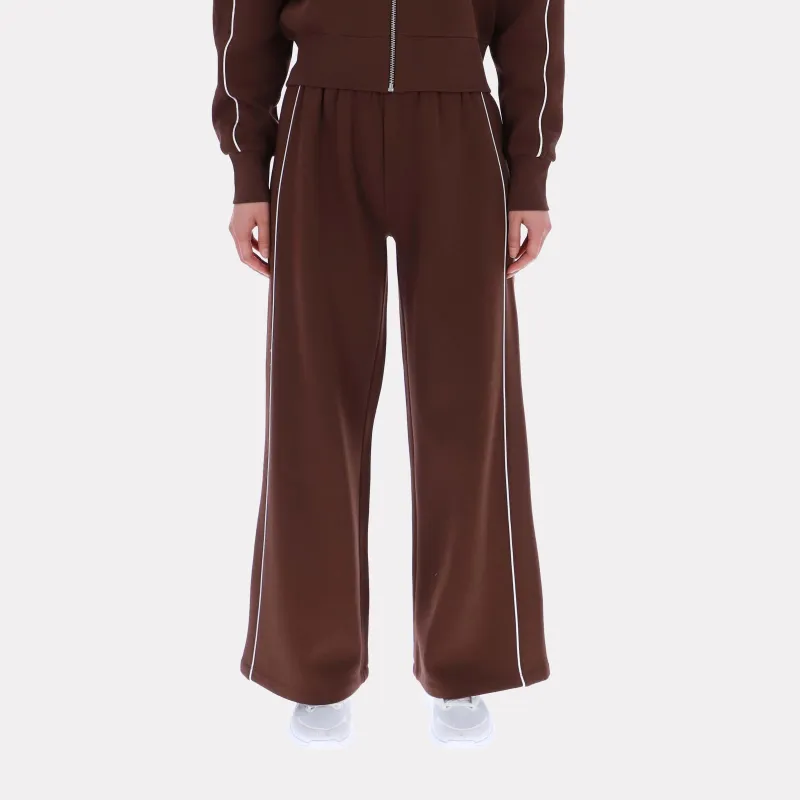 Reebok Apparel Women Off-Duty Wide-Leg Pants CAMPUS BROWN sold by Reebok