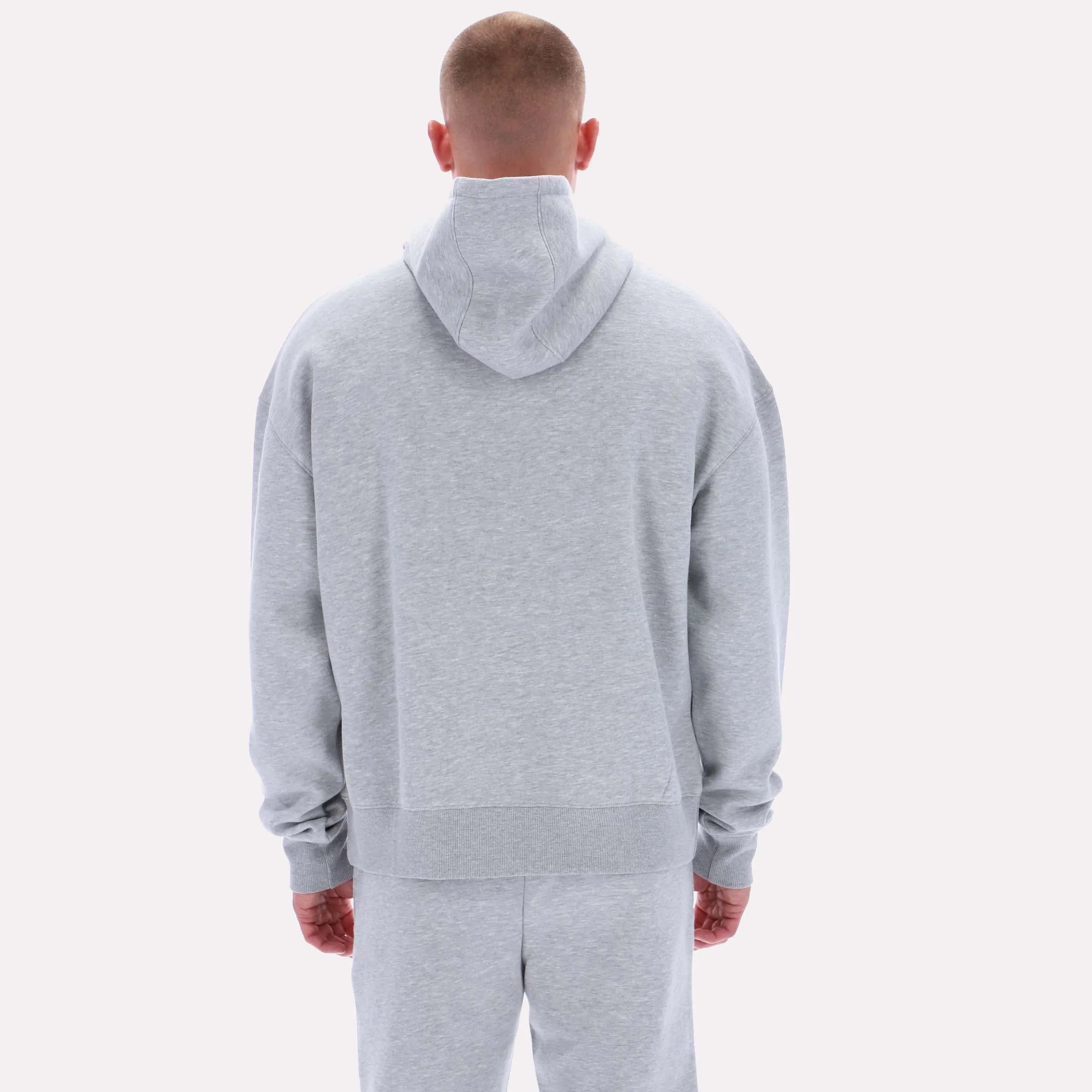 Reebok Apparel Men Classics Varsity Logo Hoodie LIGHT GREY MARL sold by Reebok product image thumbnail 2
