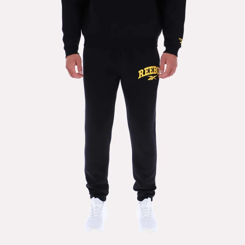 Reebok Apparel Men Classics Varsity Graphic Joggers BLACK sold by Reebok