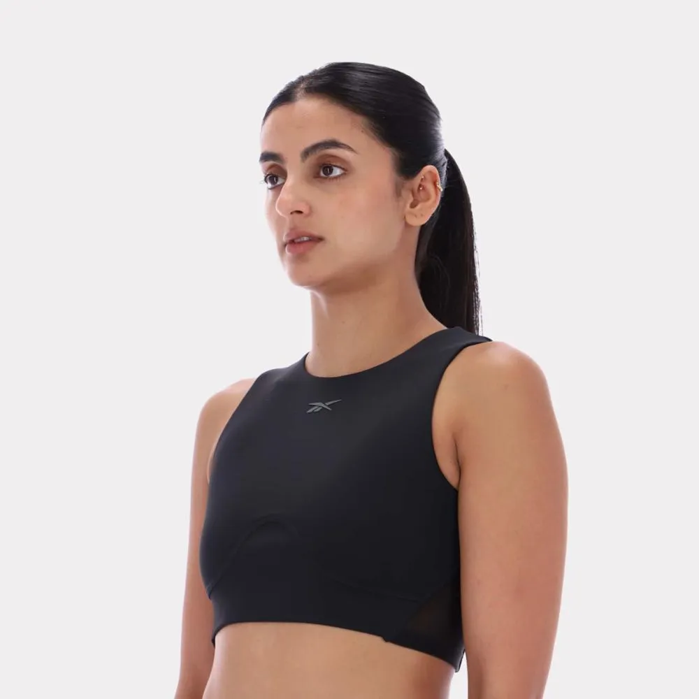 Reebok Apparel Women Lux Contour Crop Top BLACK sold by Reebok product image thumbnail 3