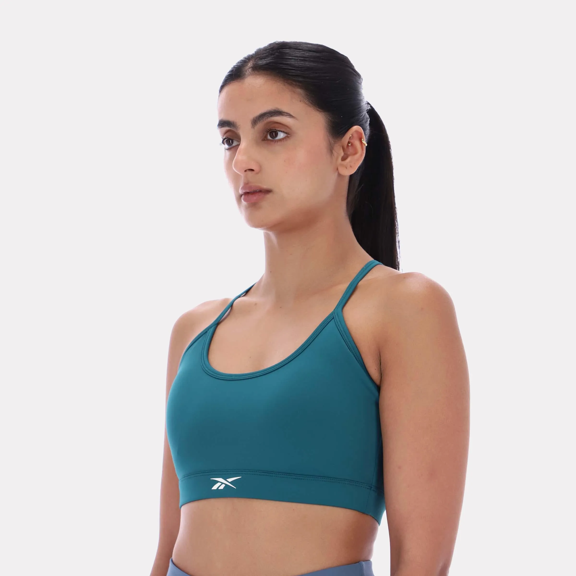 Reebok Apparel Women Everyday Strappy Sports Bra RETRO TEAL sold by Reebok product image thumbnail 3