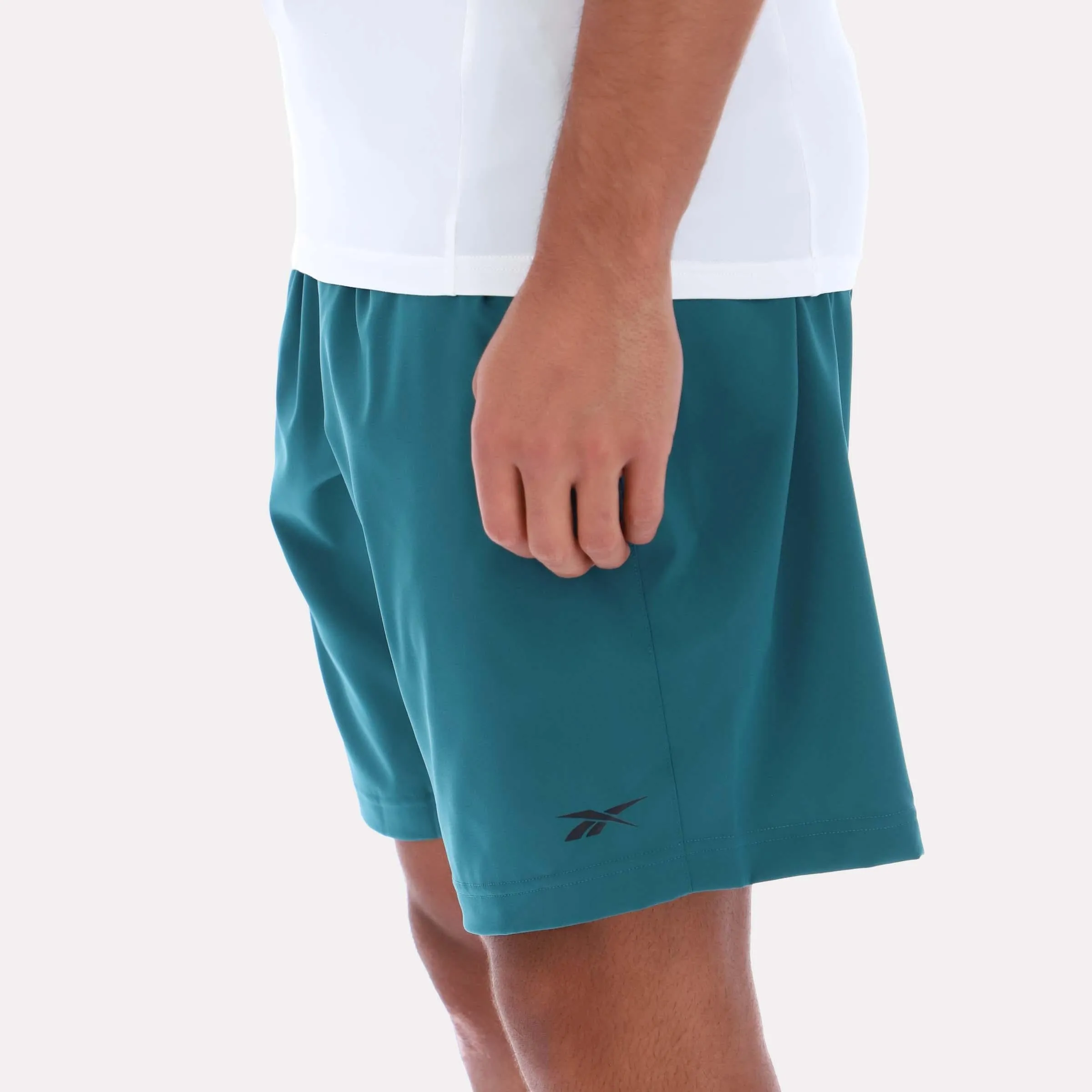 Reebok Apparel Men Workout Ready Woven Shorts RETRO TEAL sold by Reebok product image thumbnail 4